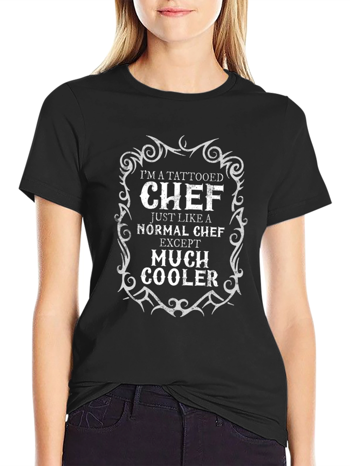 Tattooed Chef Graphic Tee - Cool Cook Shirt