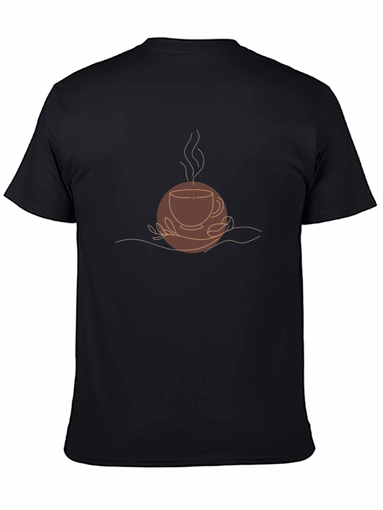 Coffee Cup Graphic Tee - Minimalist Design