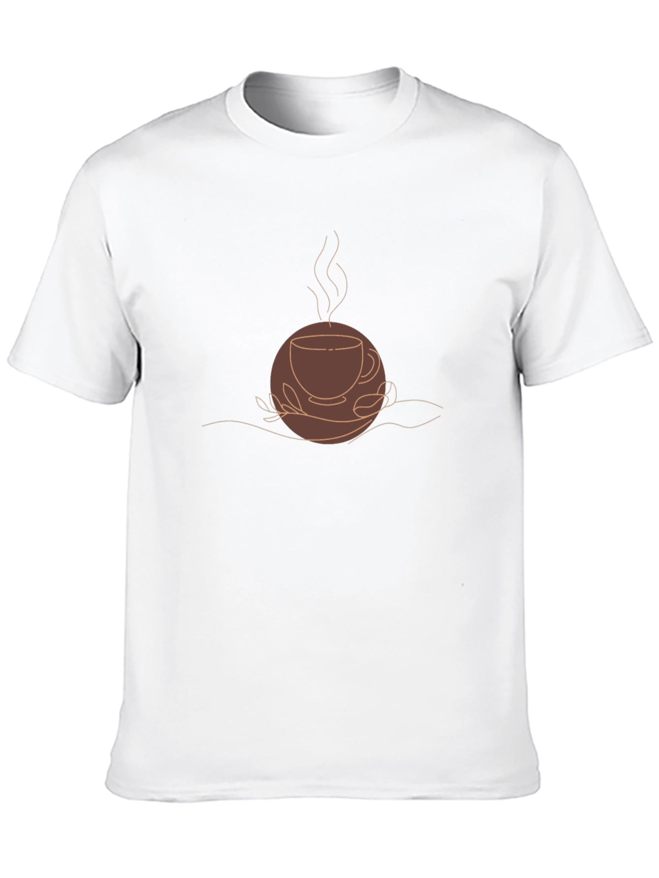 Coffee Cup Graphic Tee - Minimalist Design