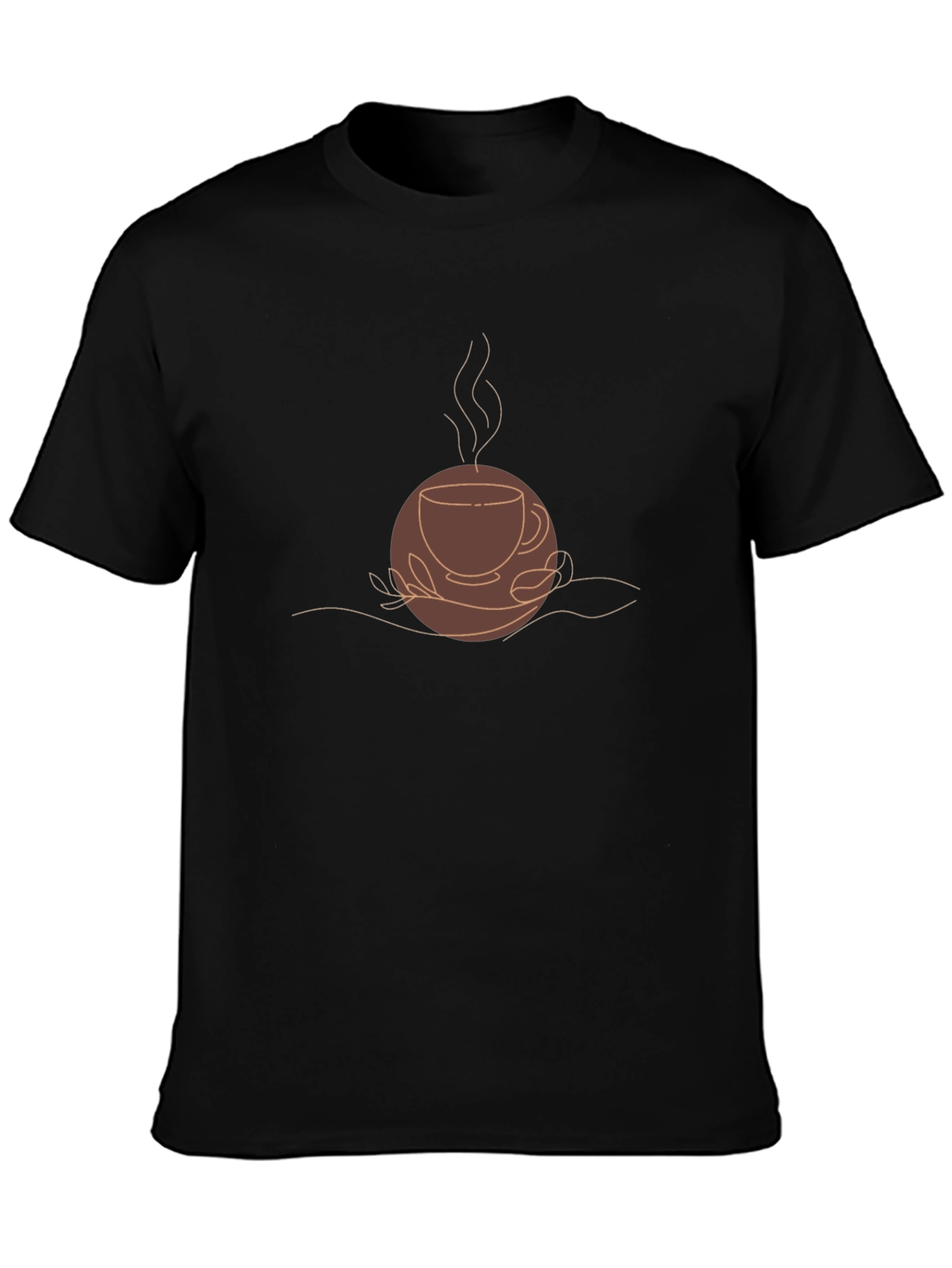 Coffee Cup Graphic Tee - Minimalist Design