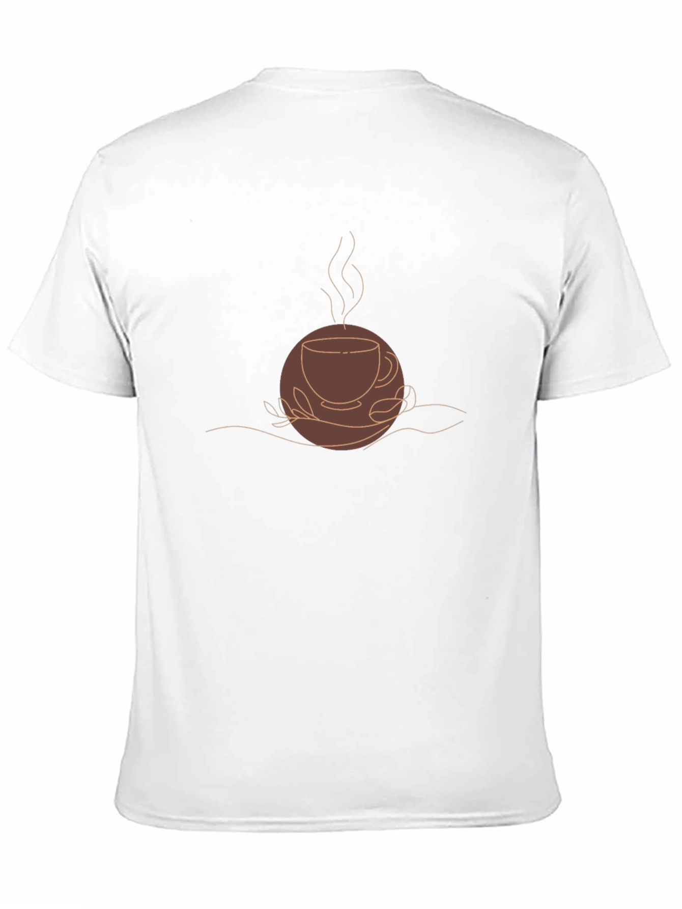 Coffee Cup Graphic Tee - Minimalist Design