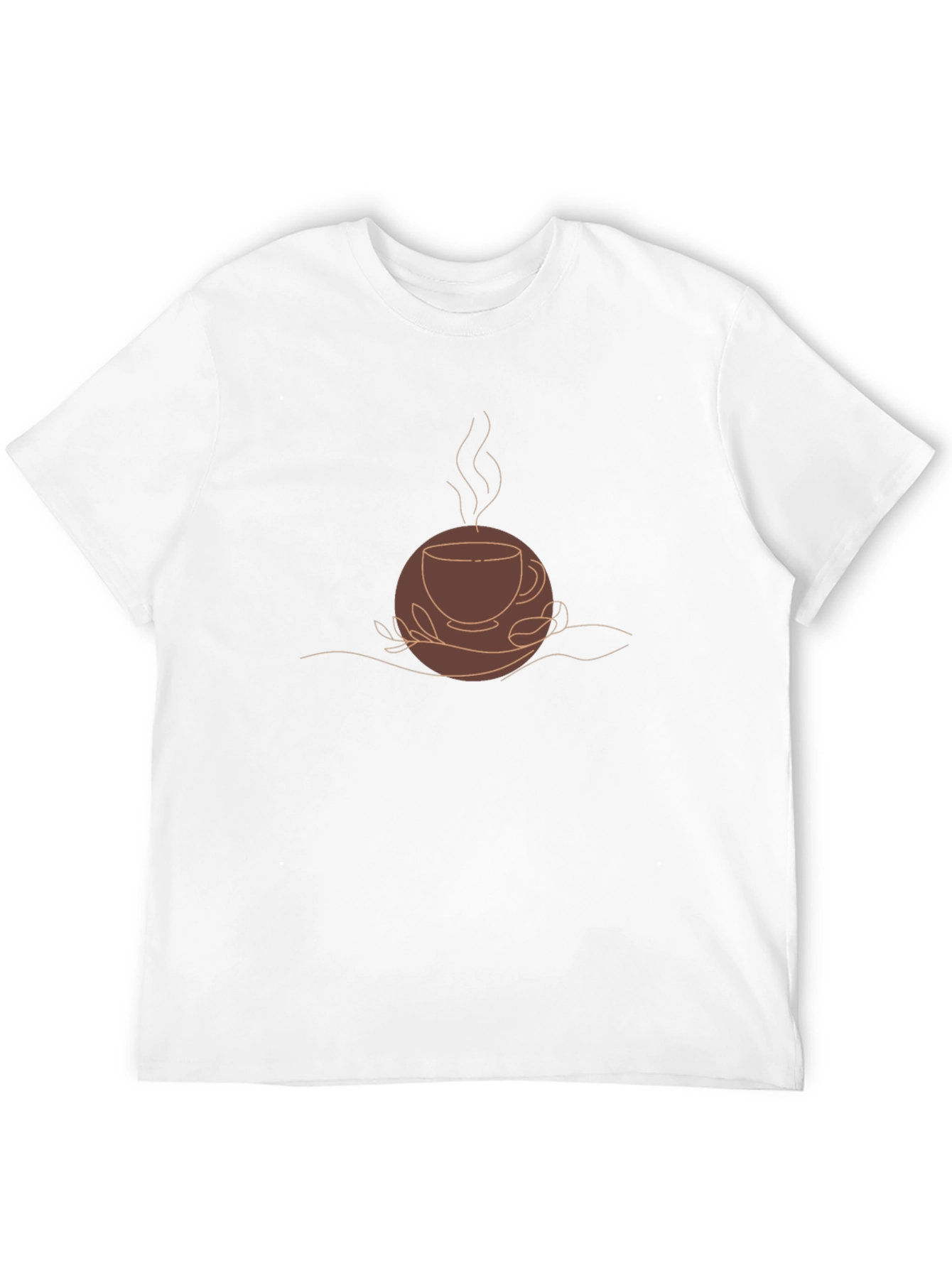 Coffee Cup Graphic Tee - Minimalist Design