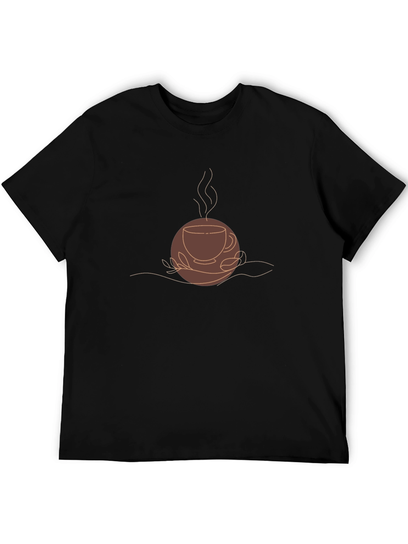Coffee Cup Graphic Tee - Minimalist Design