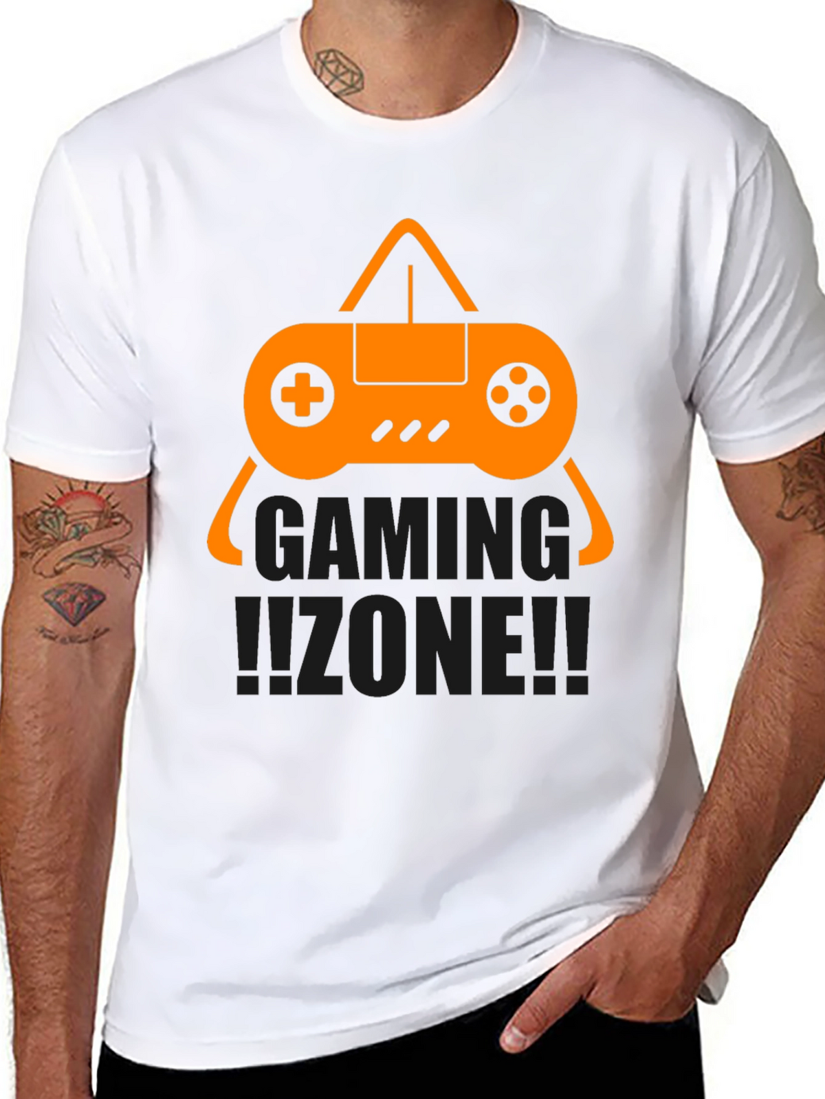 Gaming Zone Black T-Shirt