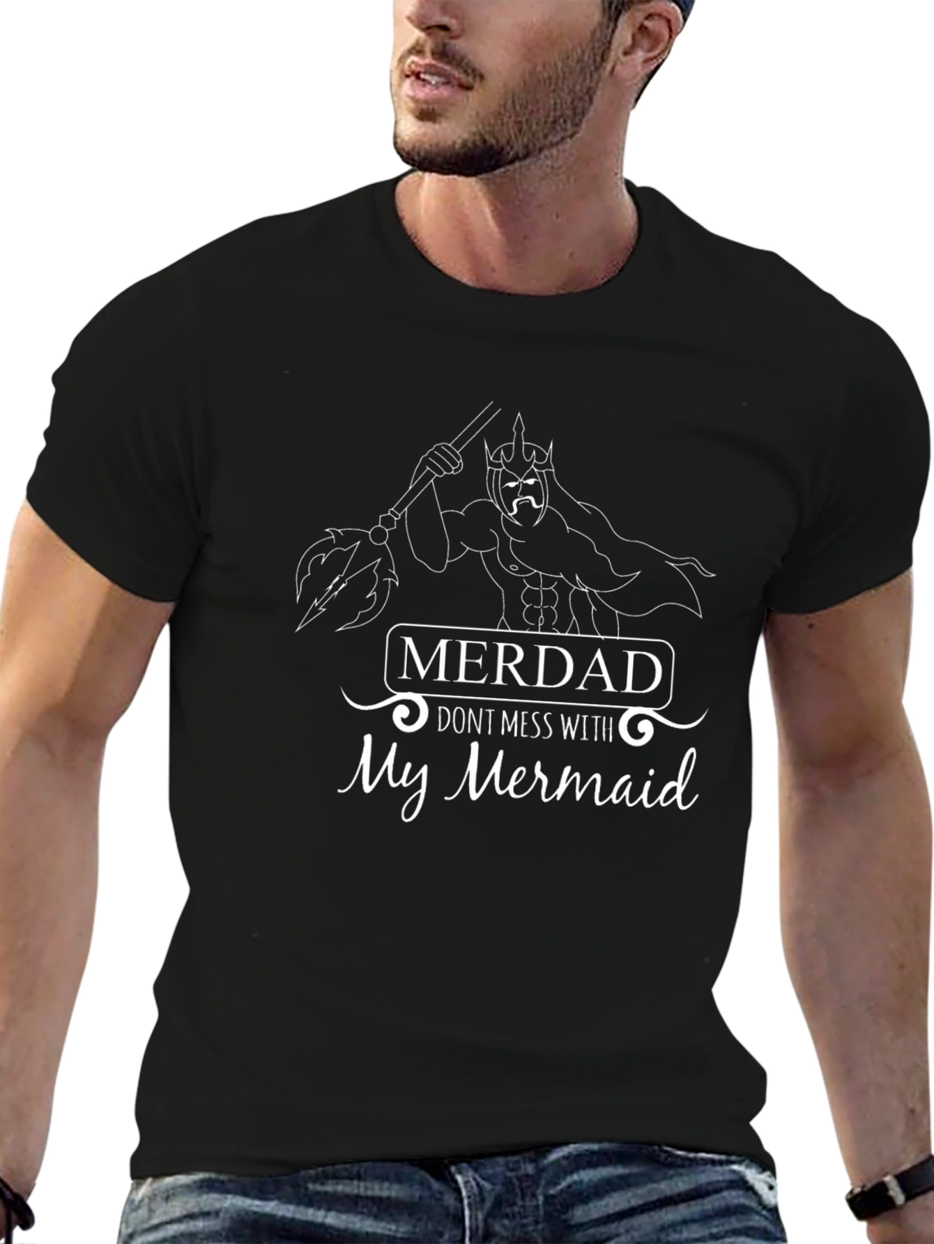 Merdad Dont Mess With My Mermaid Graphic Tee