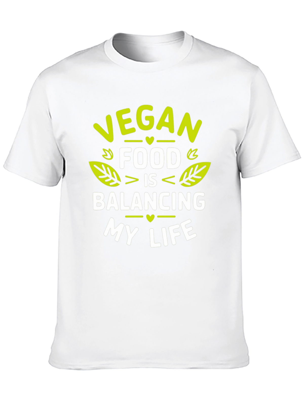 Vegan Food Balancing Life Graphic T-Shirt