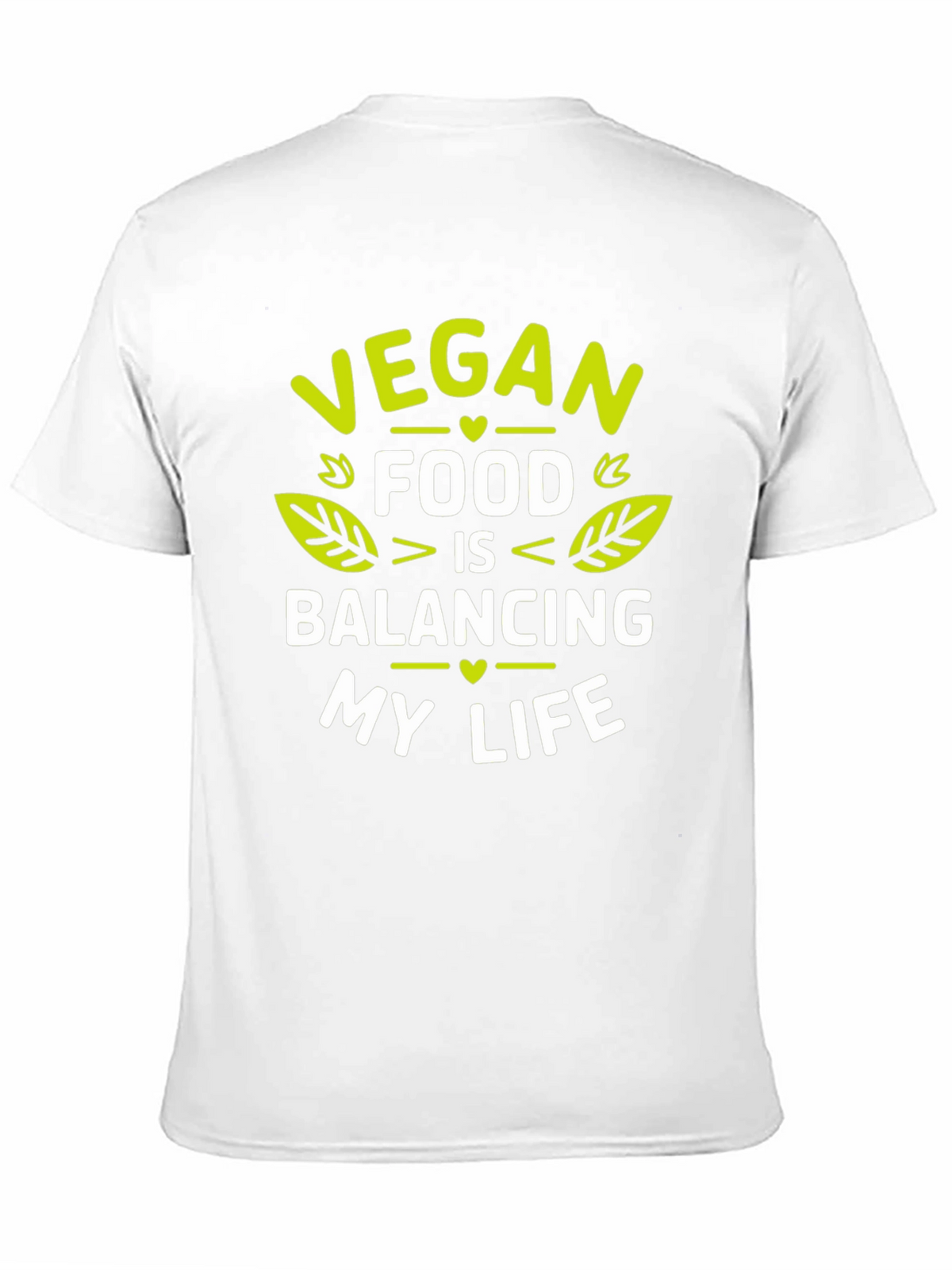 Vegan Food Balancing Life Graphic T-Shirt