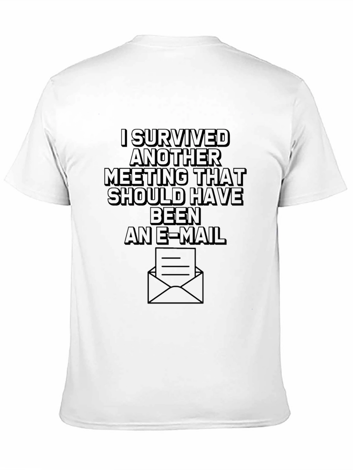 I Survived Another Meeting T-Shirt - Black