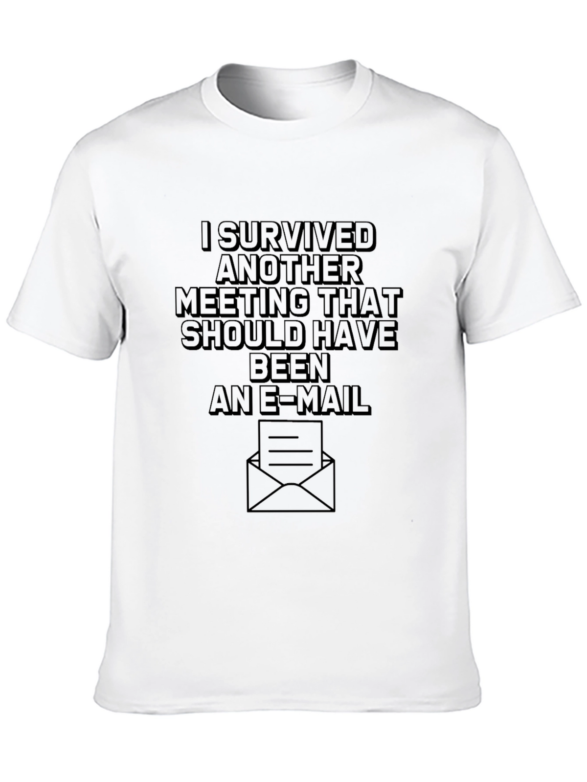 I Survived Another Meeting T-Shirt - Black