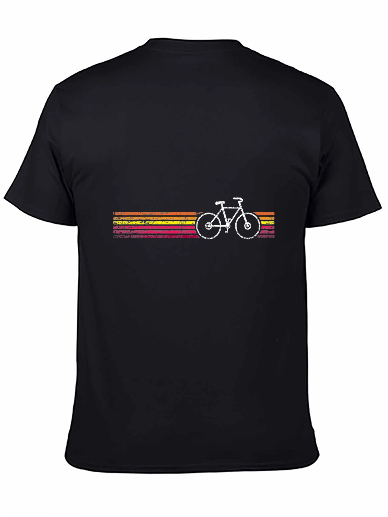 Retro Bike Graphic Tee - Mens Black T-Shirt