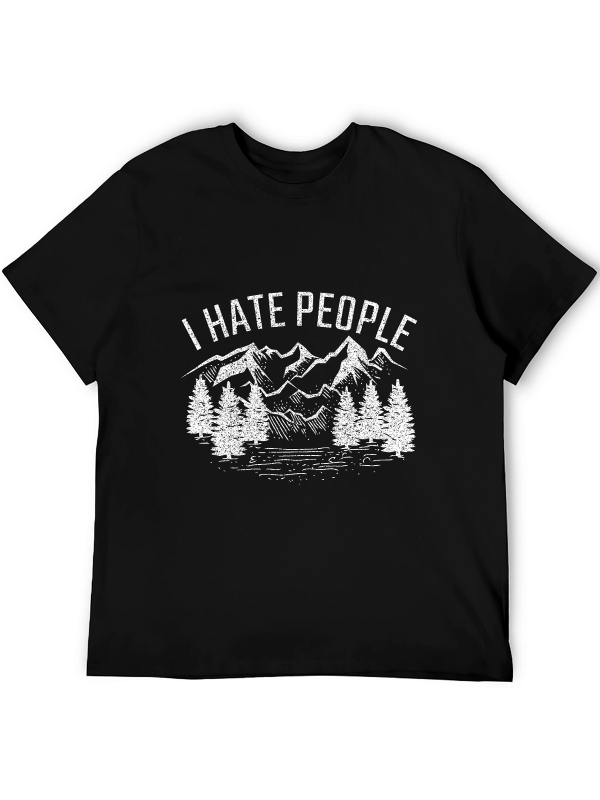 I Hate People T-Shirt - Mountain Design