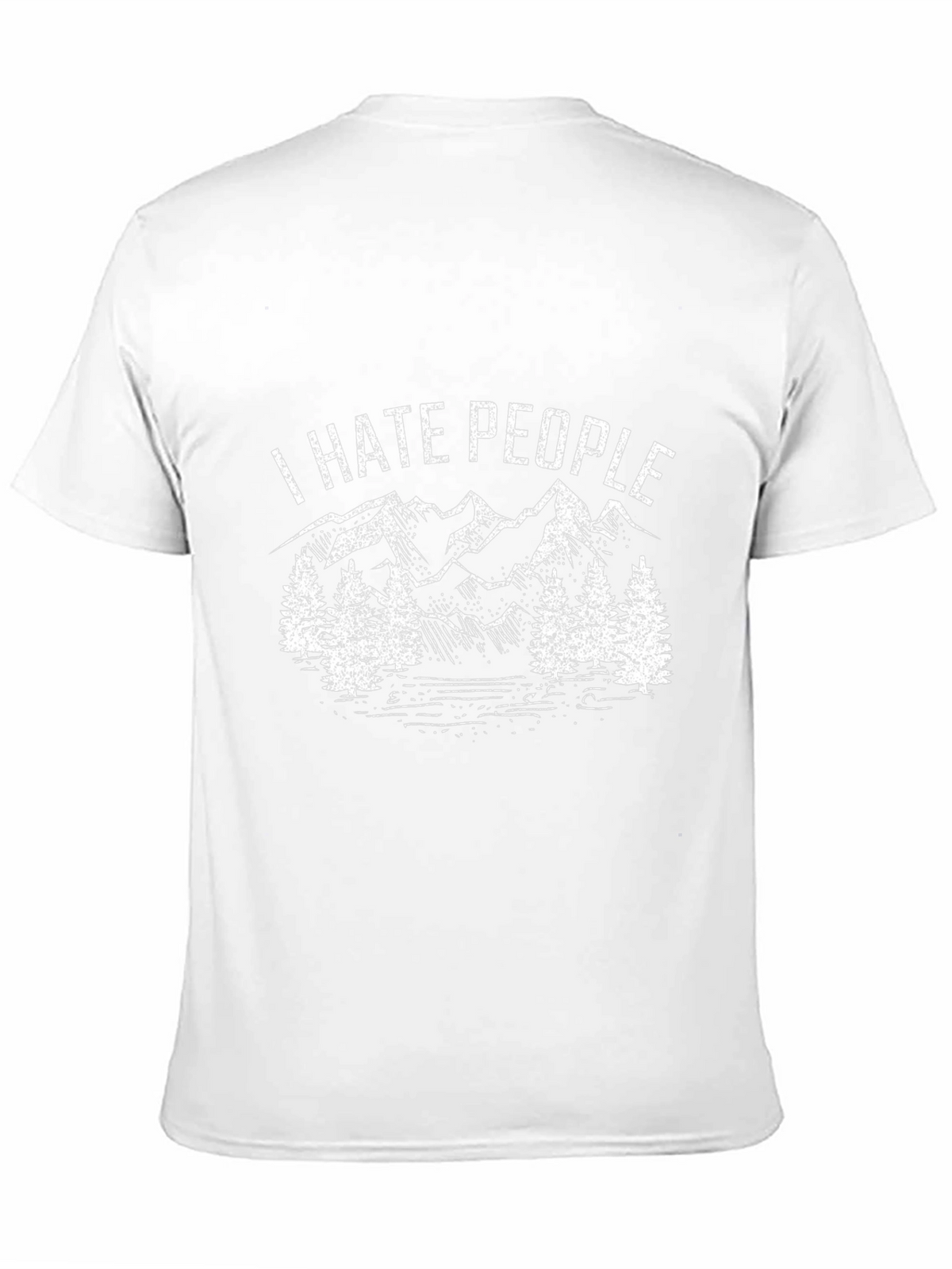 I Hate People T-Shirt - Mountain Design