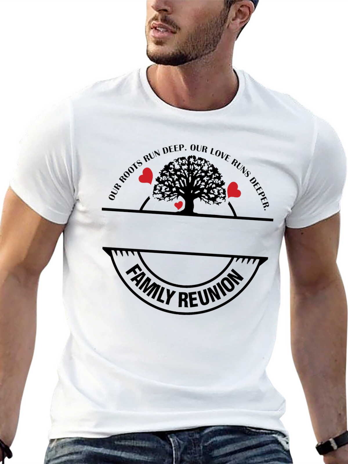 Family Reunion T-Shirt Roots Run Deep Design