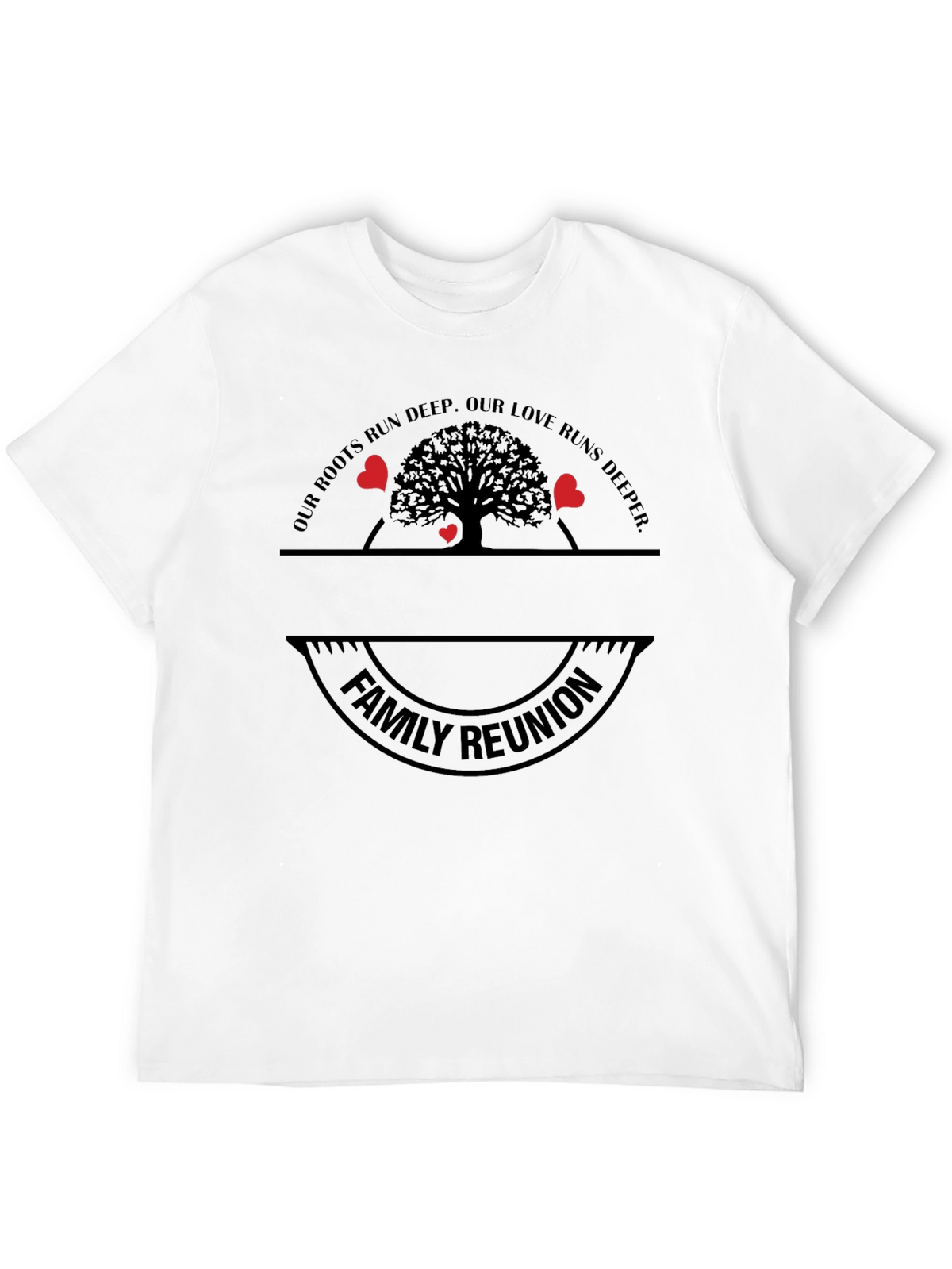 Family Reunion T-Shirt Roots Run Deep Design