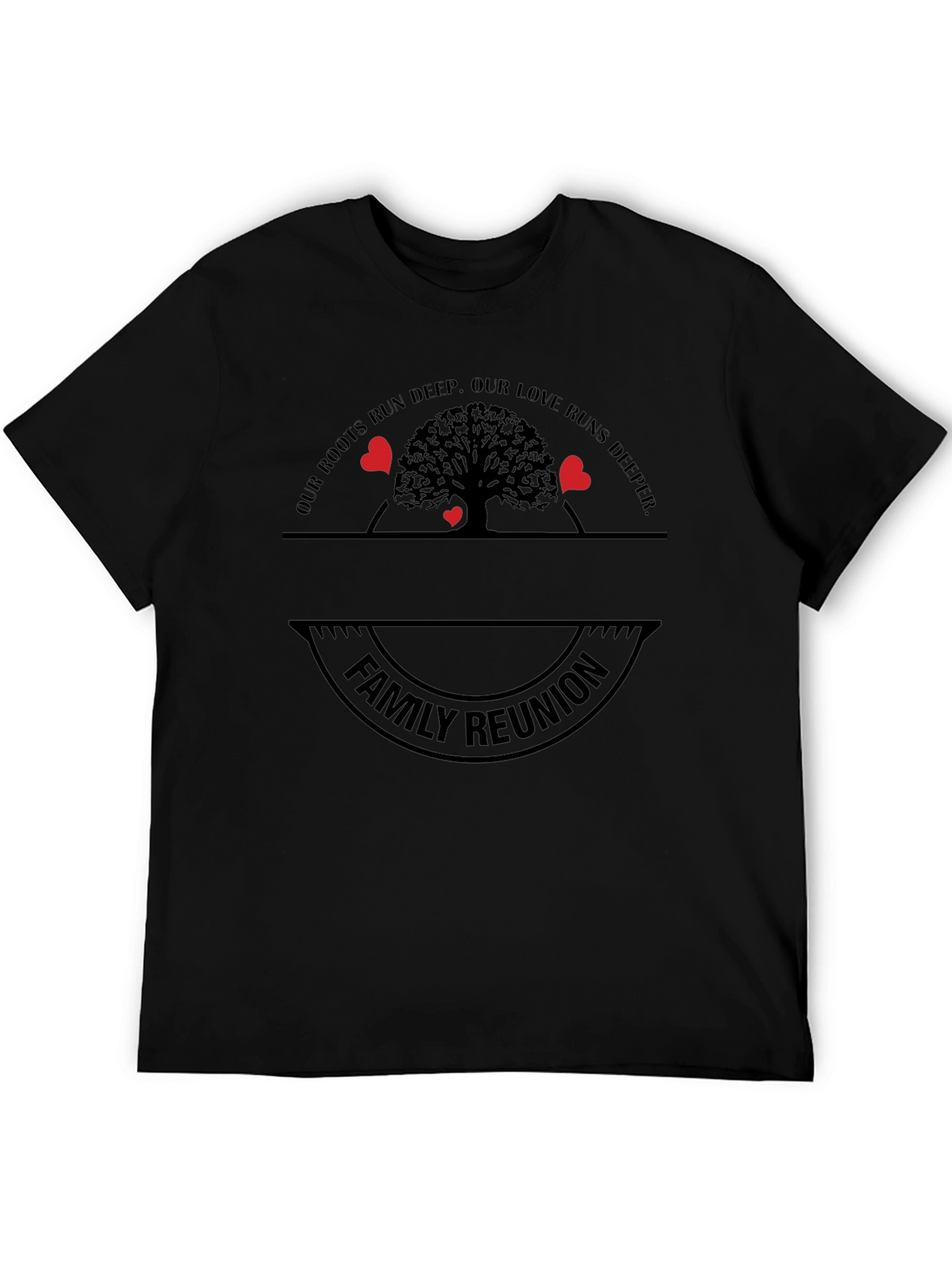 Family Reunion T-Shirt Roots Run Deep Design