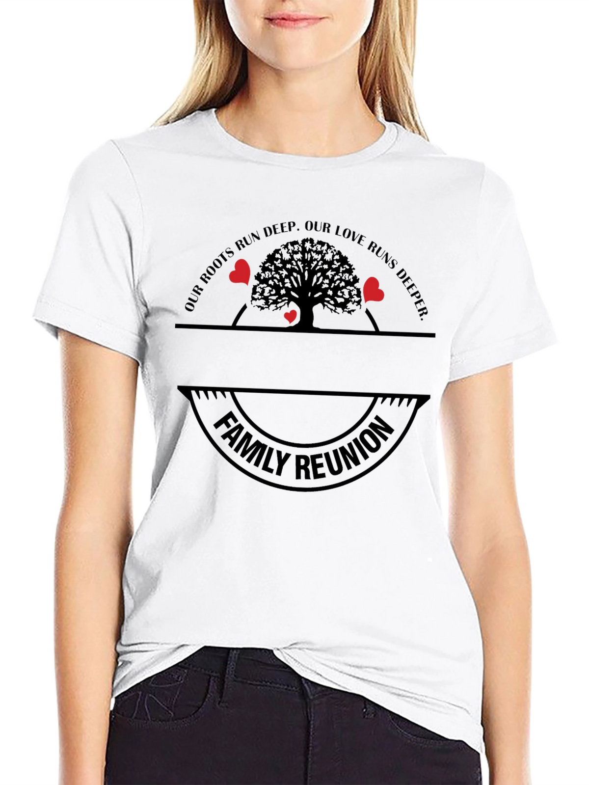 Family Reunion T-Shirt Roots Run Deep Design