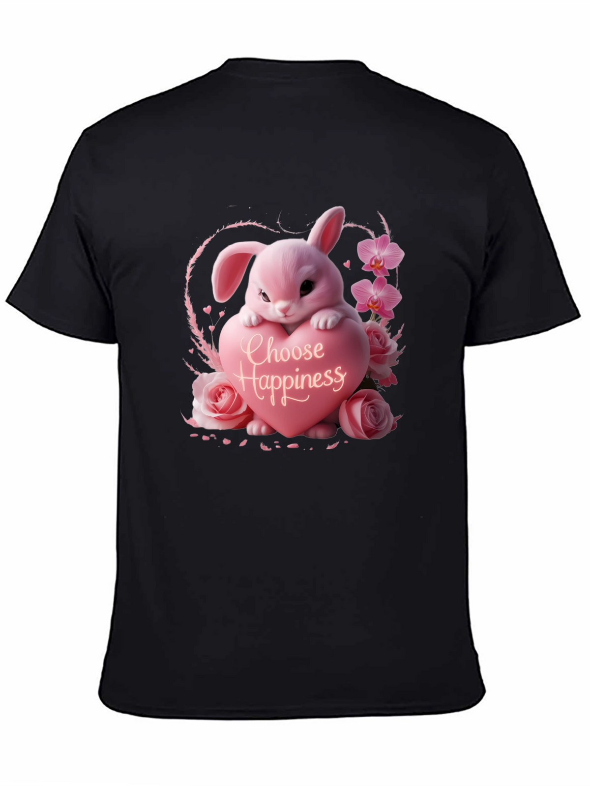 Choose Happiness Bunny Graphic Tee