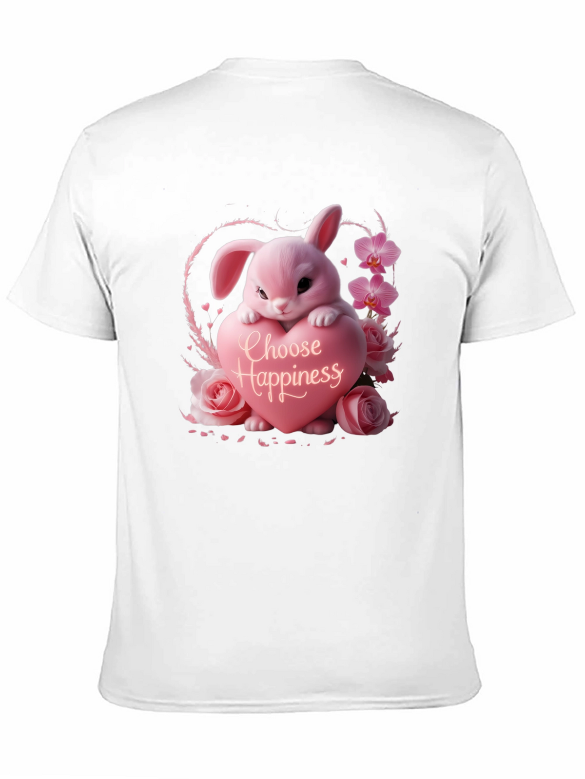 Choose Happiness Bunny Graphic Tee