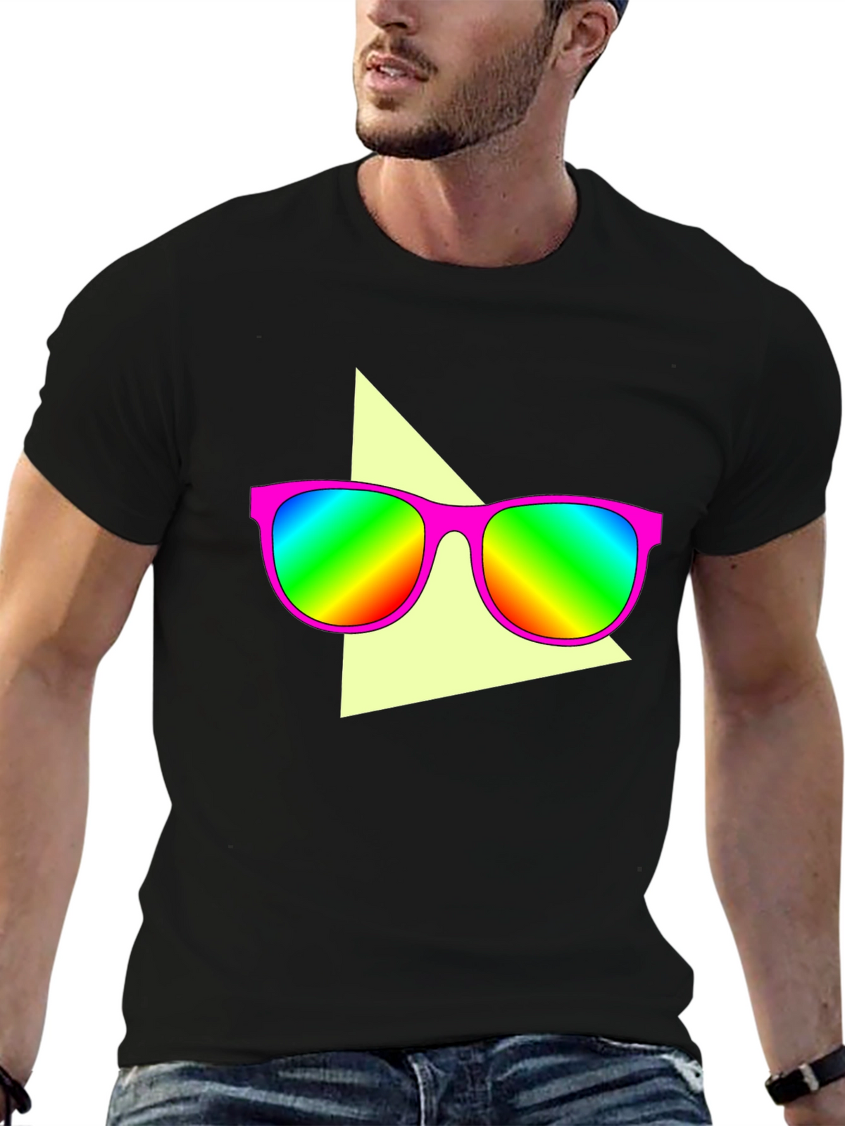 Retro Rainbow Sunglasses Tee
