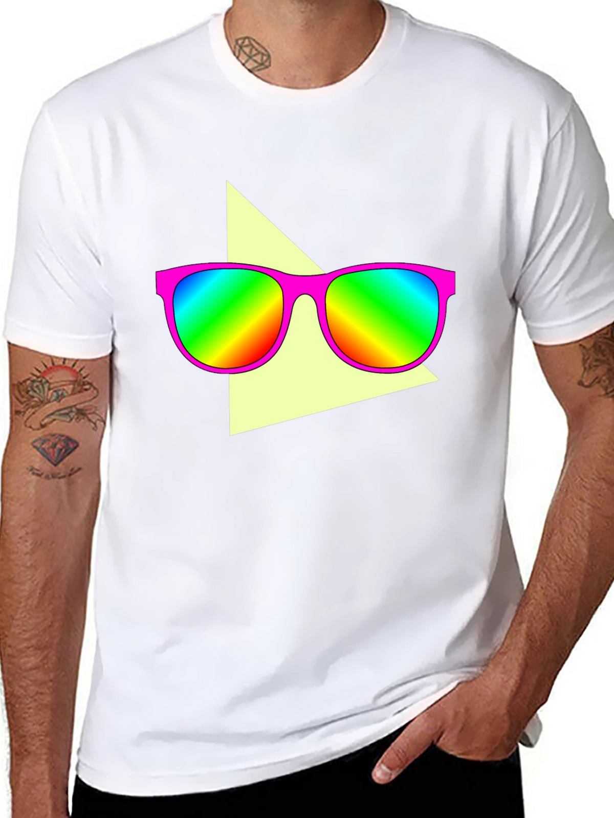 Retro Rainbow Sunglasses Tee