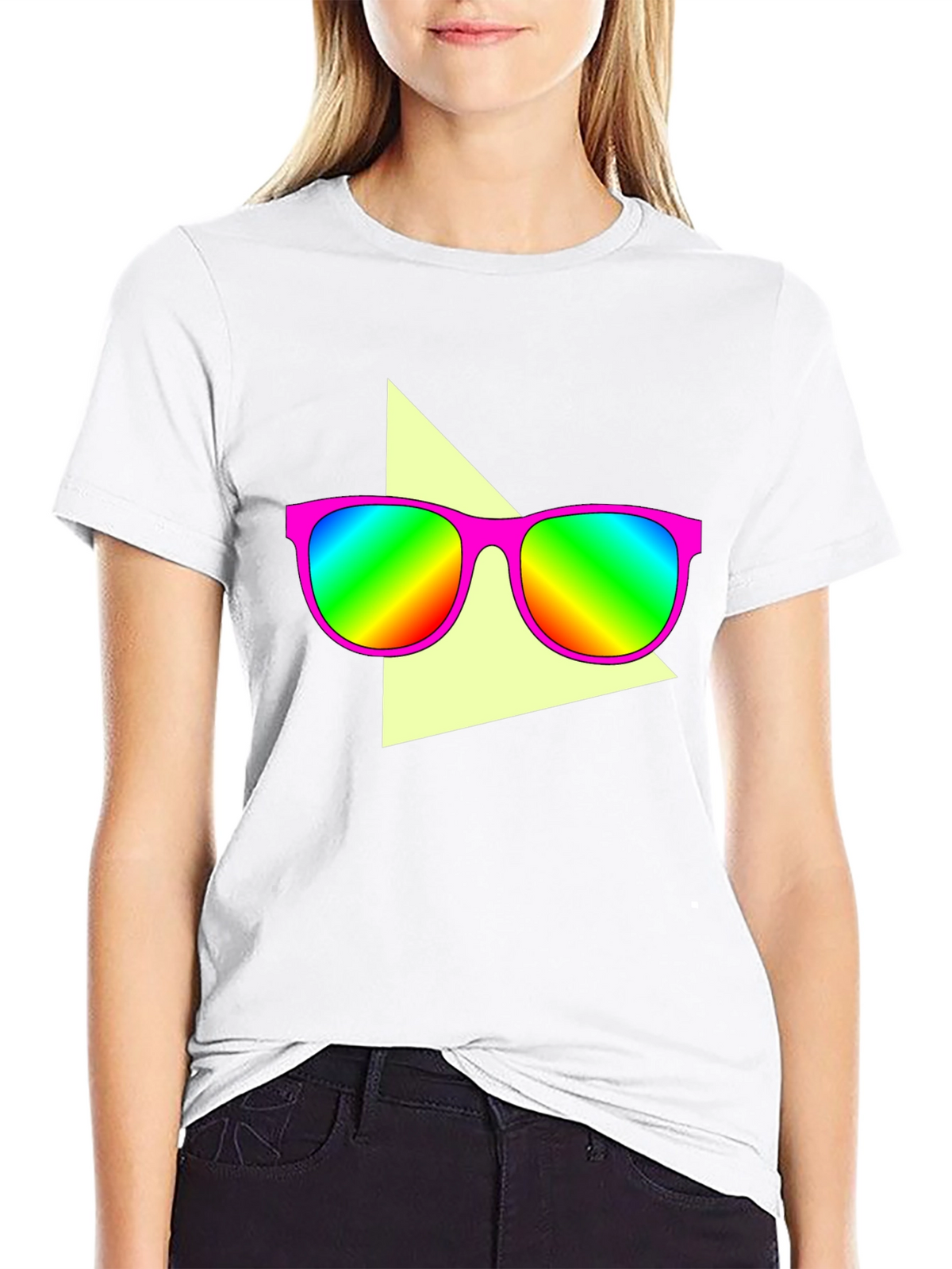 Retro Rainbow Sunglasses Tee