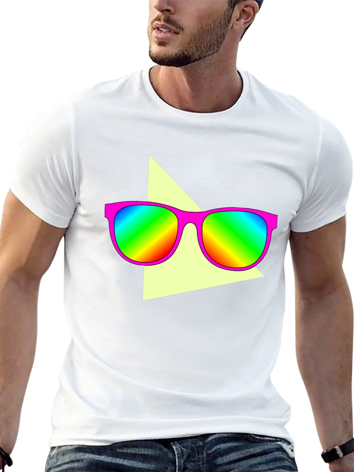 Retro Rainbow Sunglasses Tee