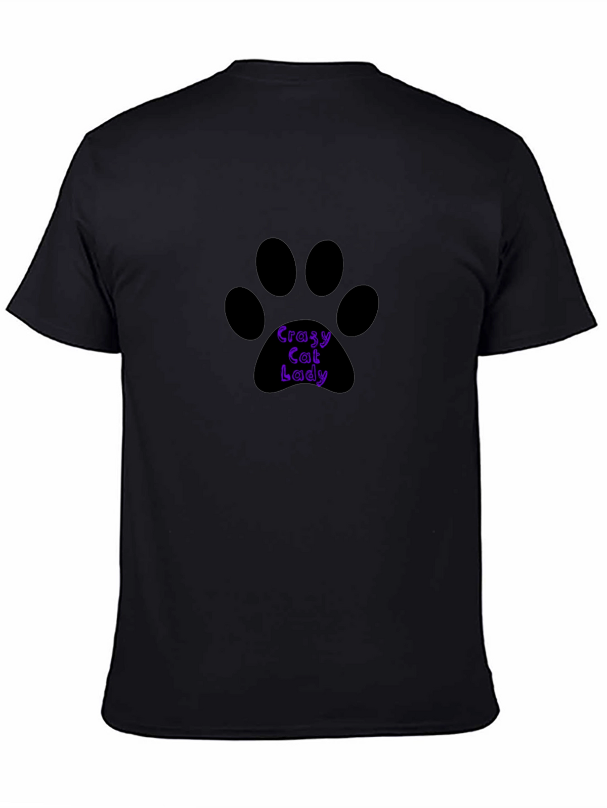 Crazy Cat Lady T-Shirt - Black