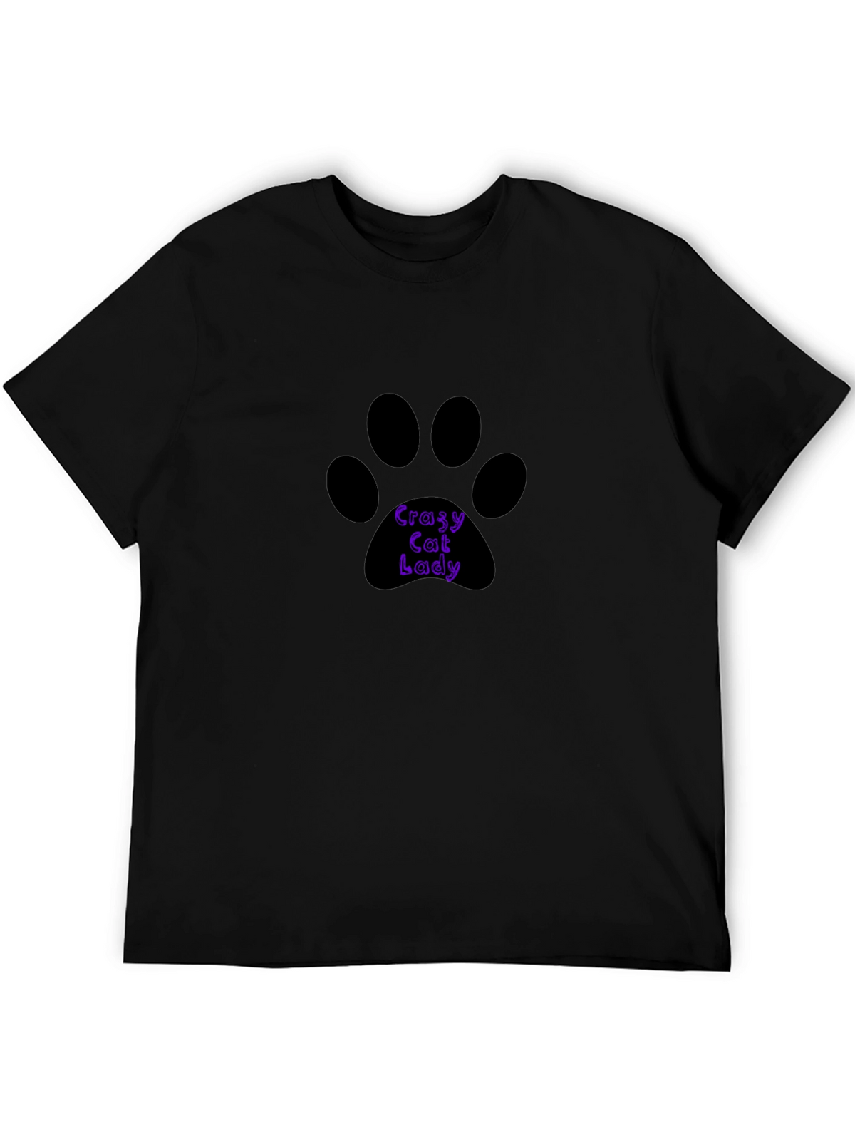 Crazy Cat Lady T-Shirt - Black