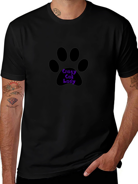 Crazy Cat Lady T-Shirt - Black