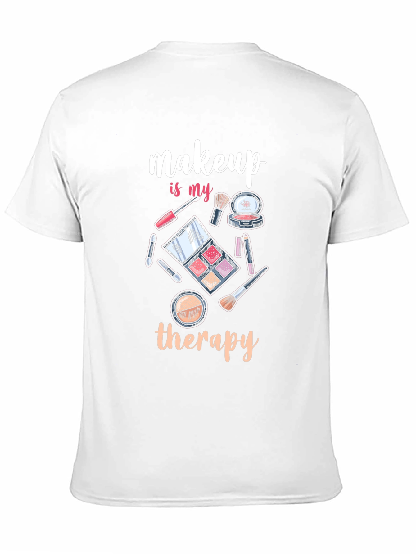Makeup Therapy T-Shirt - Black Cotton Tee