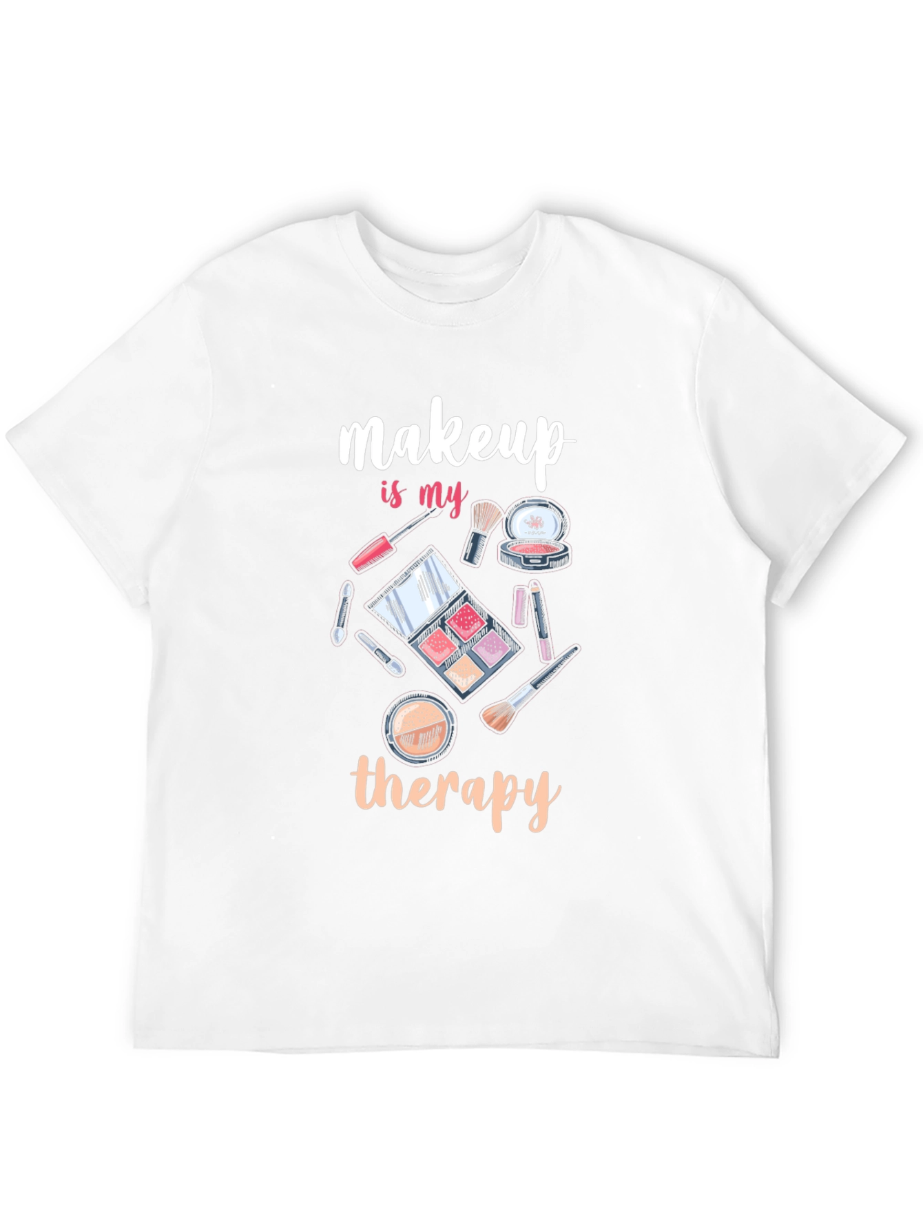 Makeup Therapy T-Shirt - Black Cotton Tee