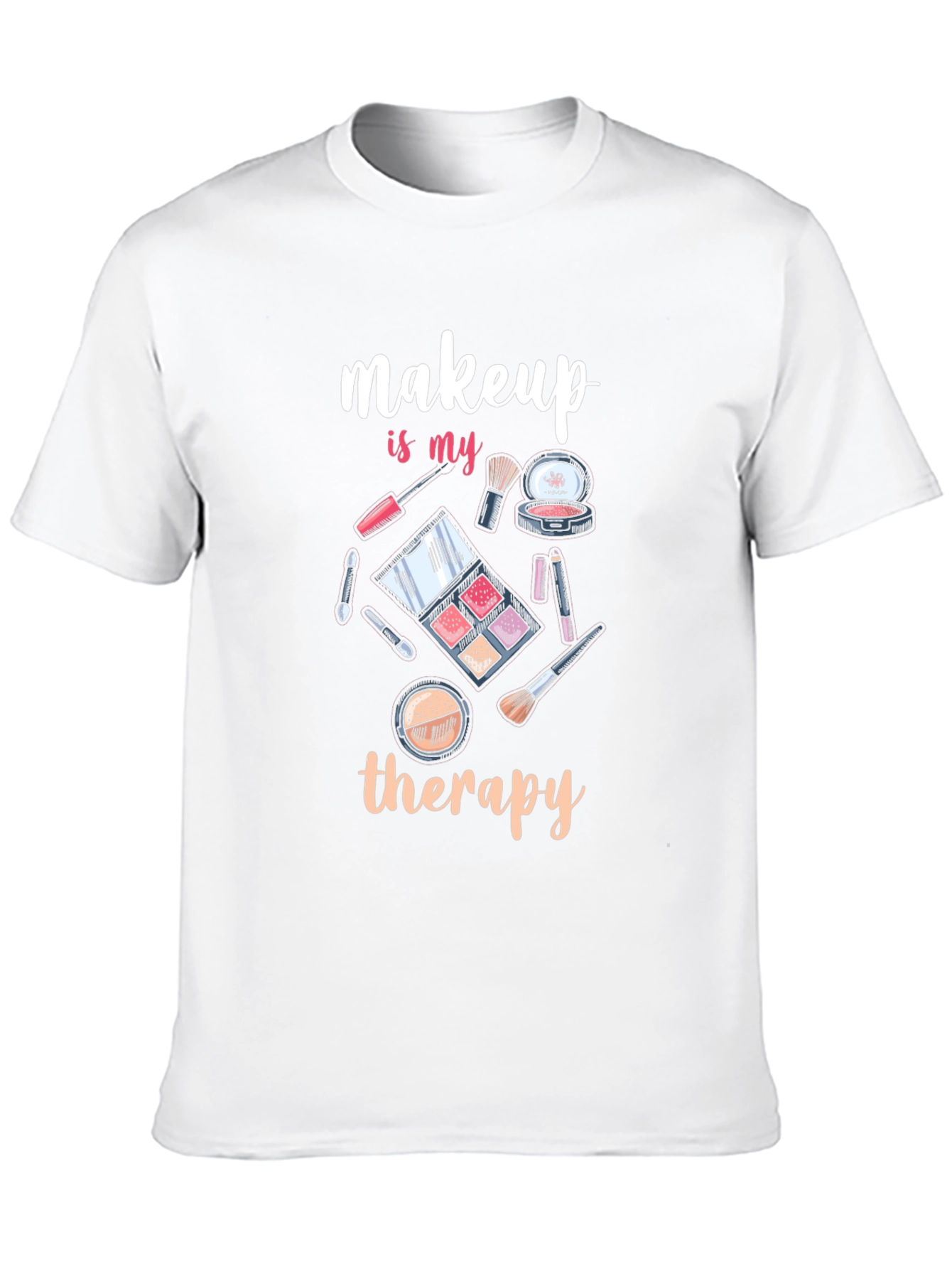 Makeup Therapy T-Shirt - Black Cotton Tee