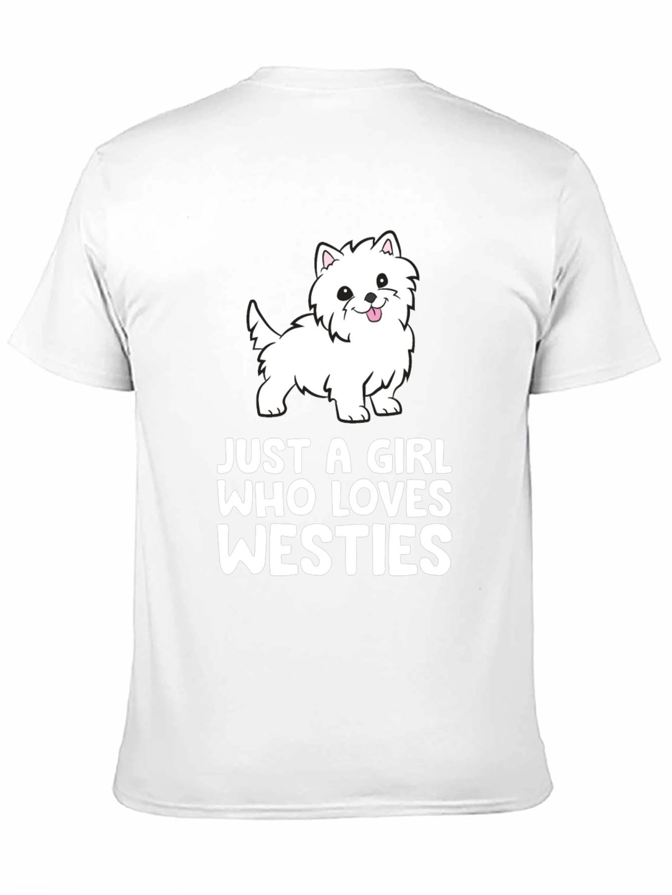 Westie Dog Lover Black T-Shirt