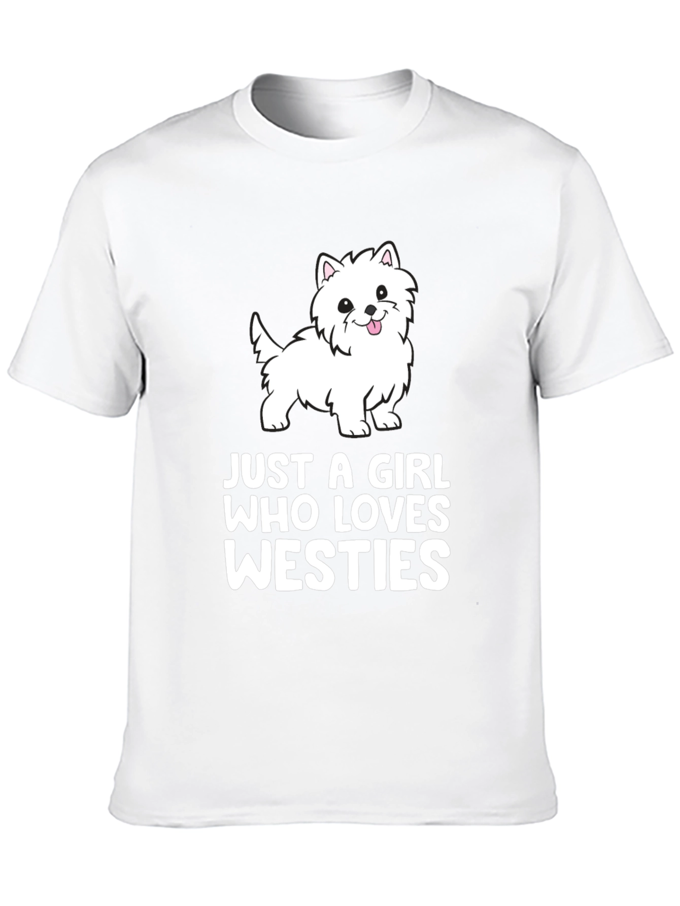 Westie Dog Lover Black T-Shirt