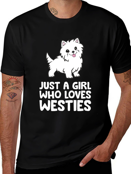 Westie Dog Lover Black T-Shirt