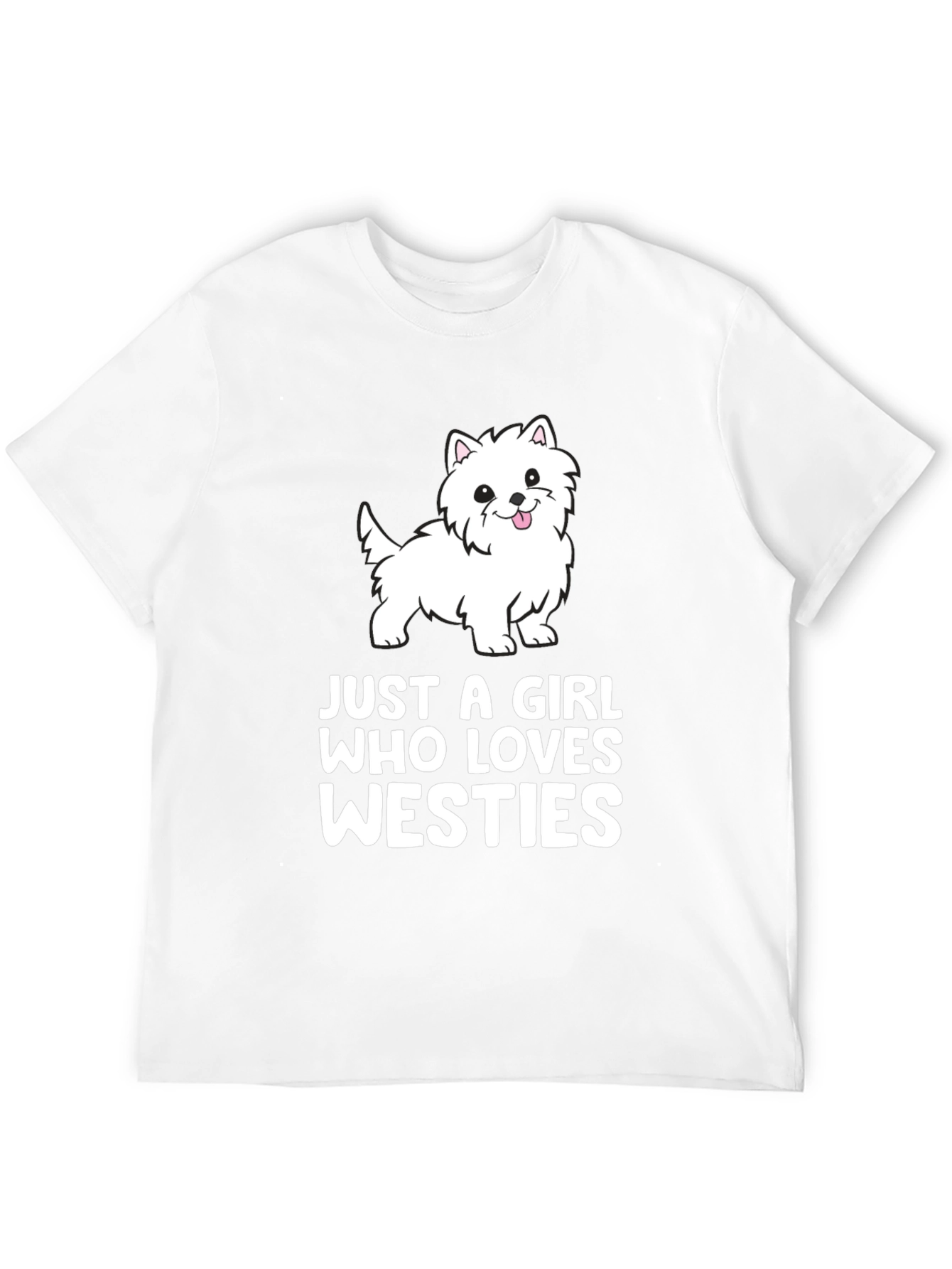 Westie Dog Lover Black T-Shirt