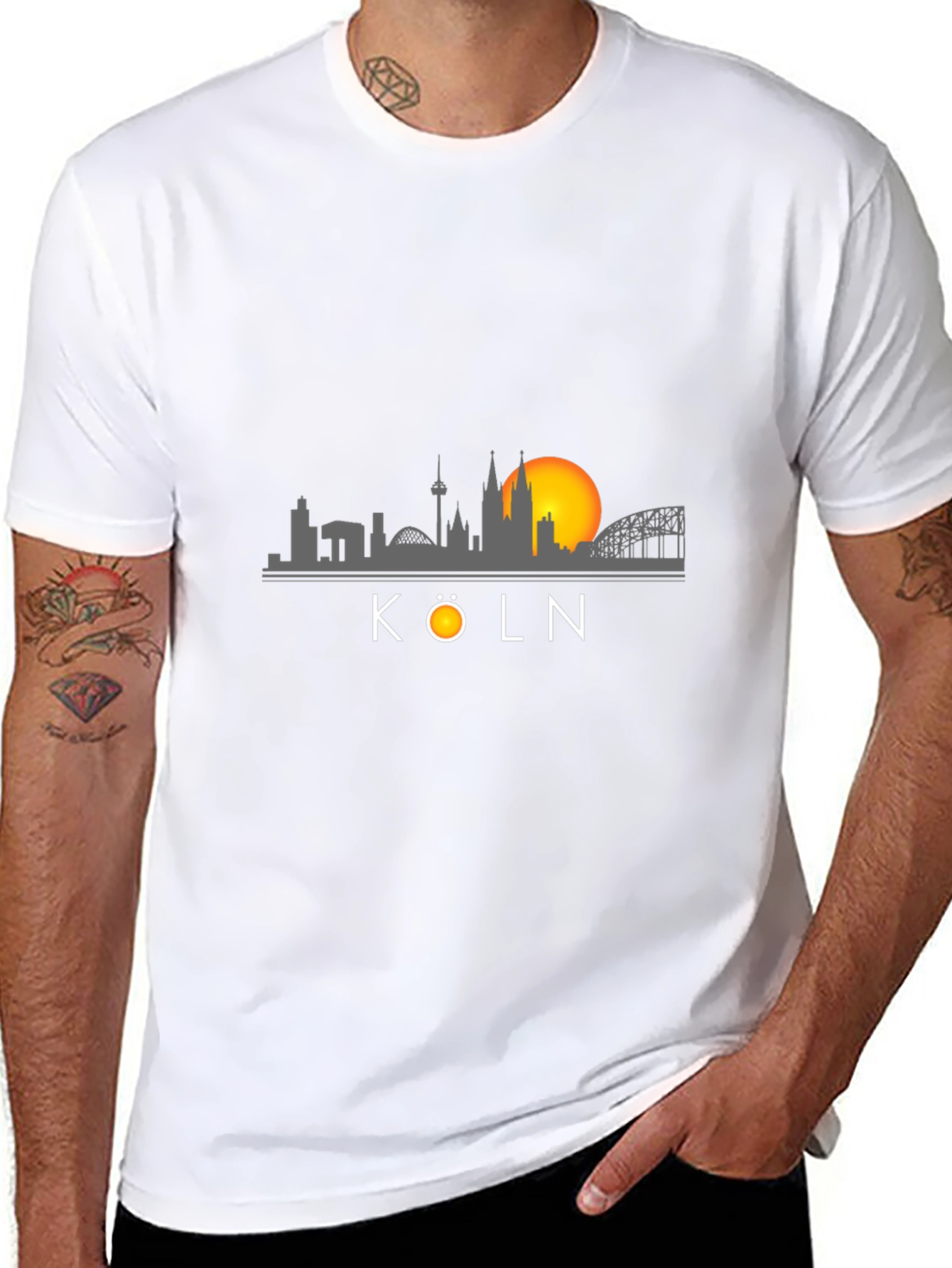 Cologne Skyline T-Shirt - City Silhouette Tee