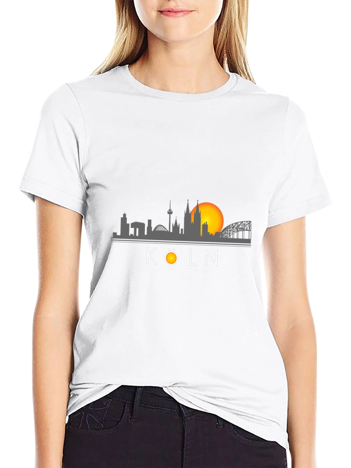 Cologne Skyline T-Shirt - City Silhouette Tee