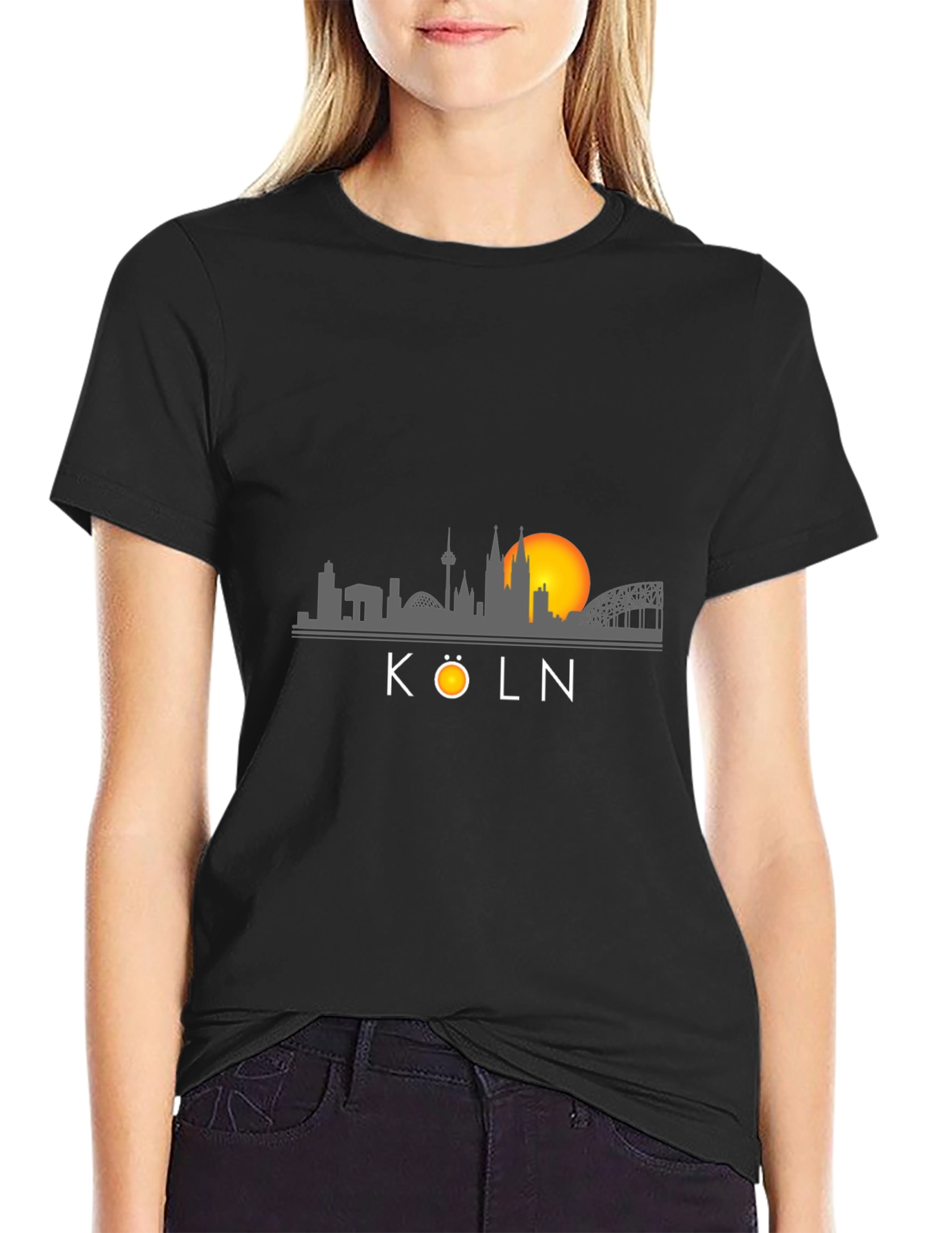 Cologne Skyline T-Shirt - City Silhouette Tee
