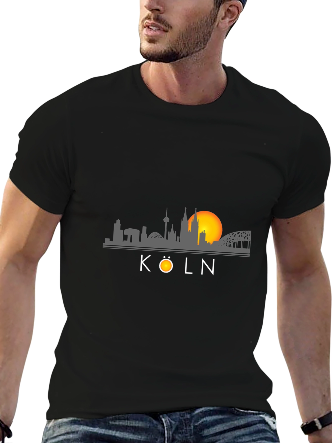 Cologne Skyline T-Shirt - City Silhouette Tee