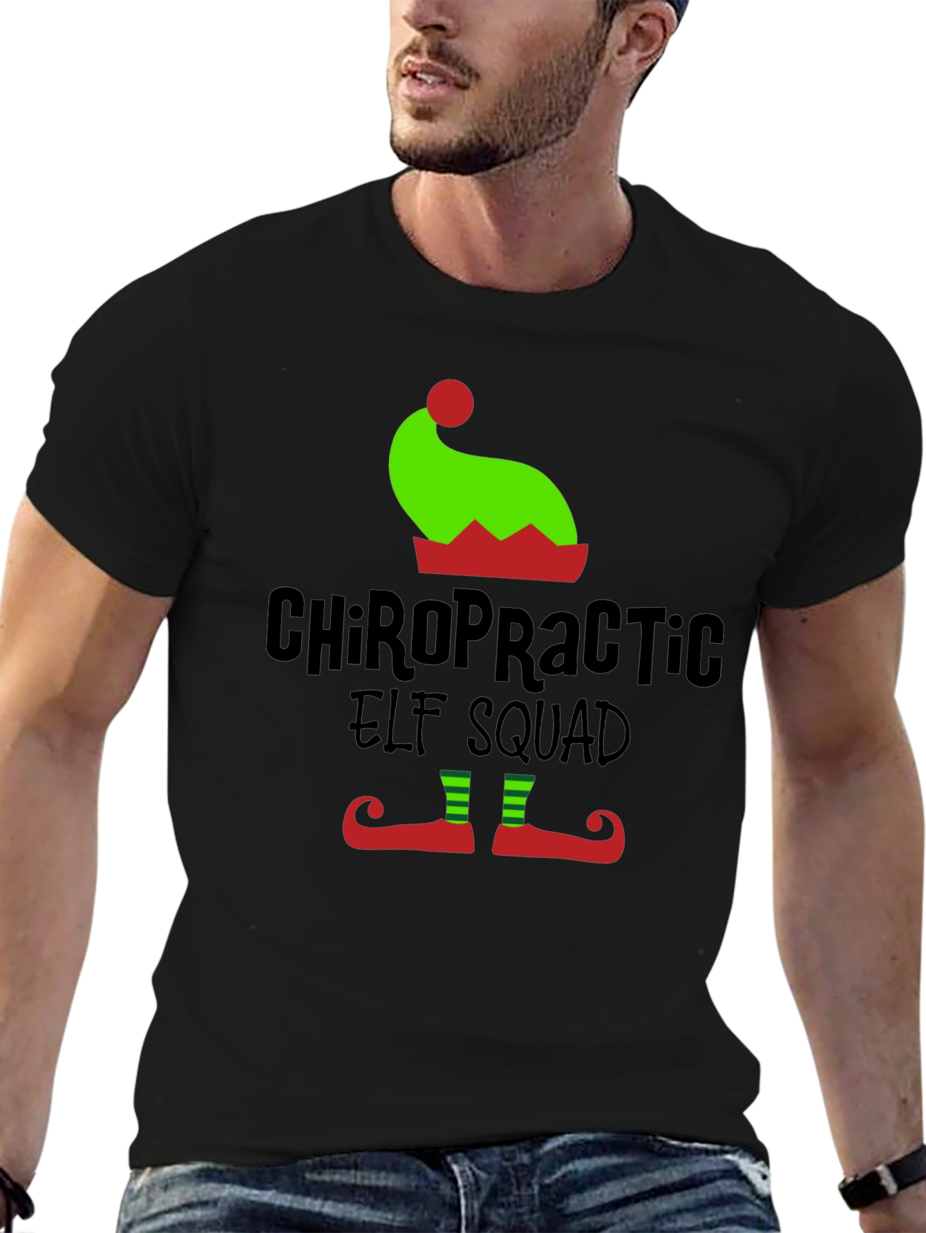 Chiropractic Elf Squad T-Shirt