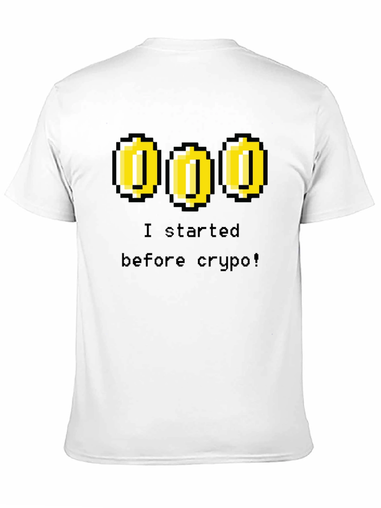 Retro Gamer Tee - I Started Before Crypto