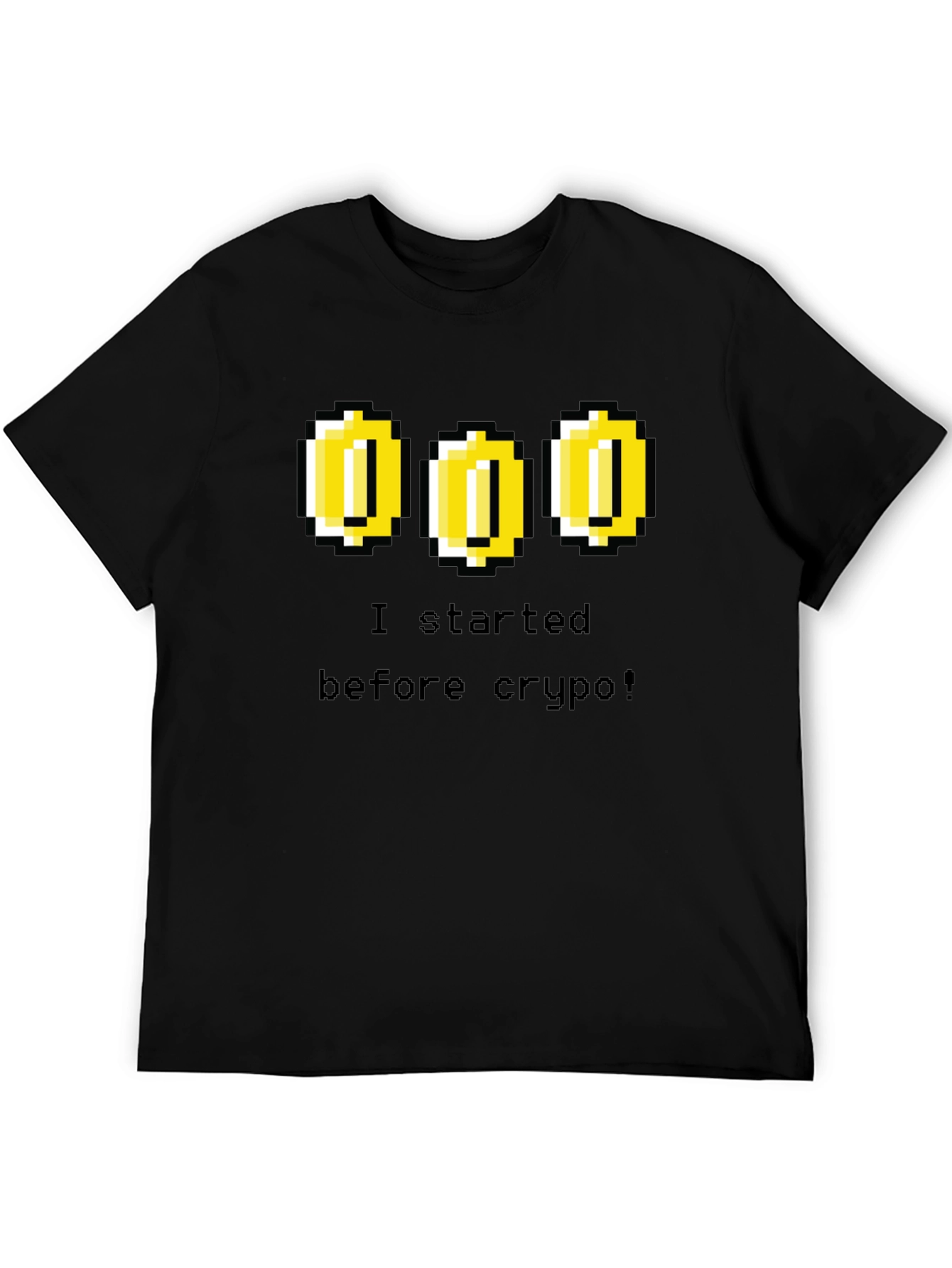Retro Gamer Tee - I Started Before Crypto
