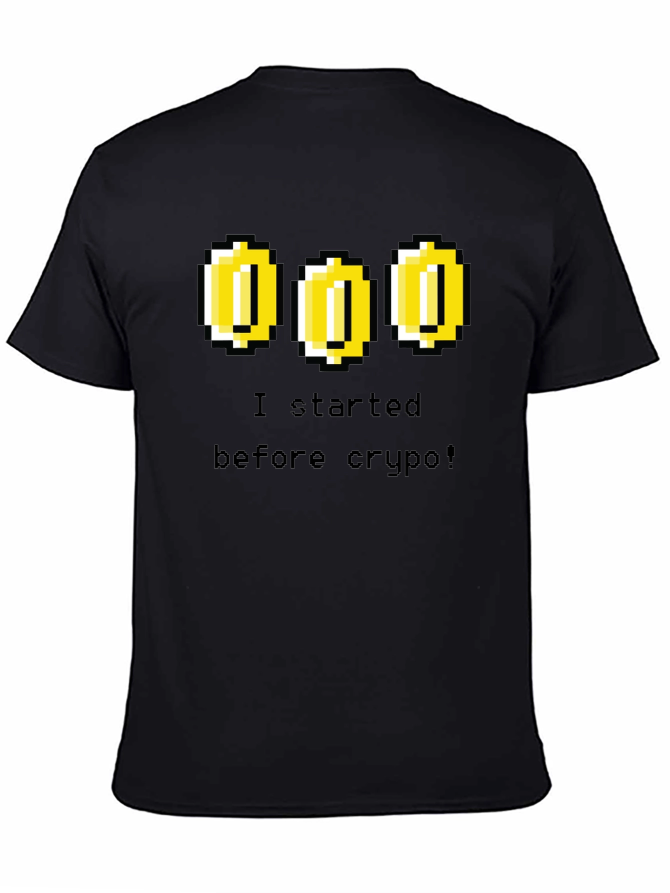 Retro Gamer Tee - I Started Before Crypto