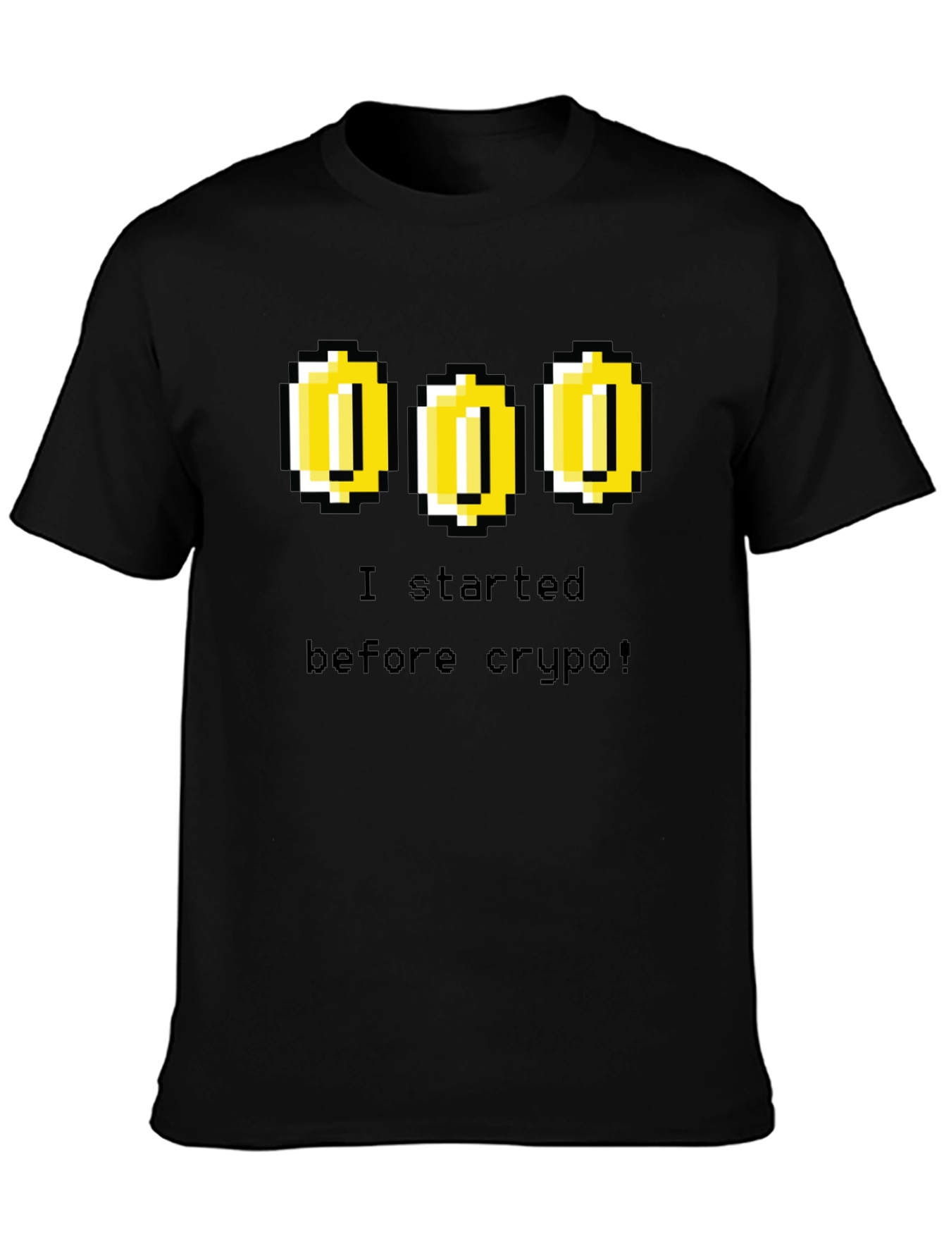Retro Gamer Tee - I Started Before Crypto