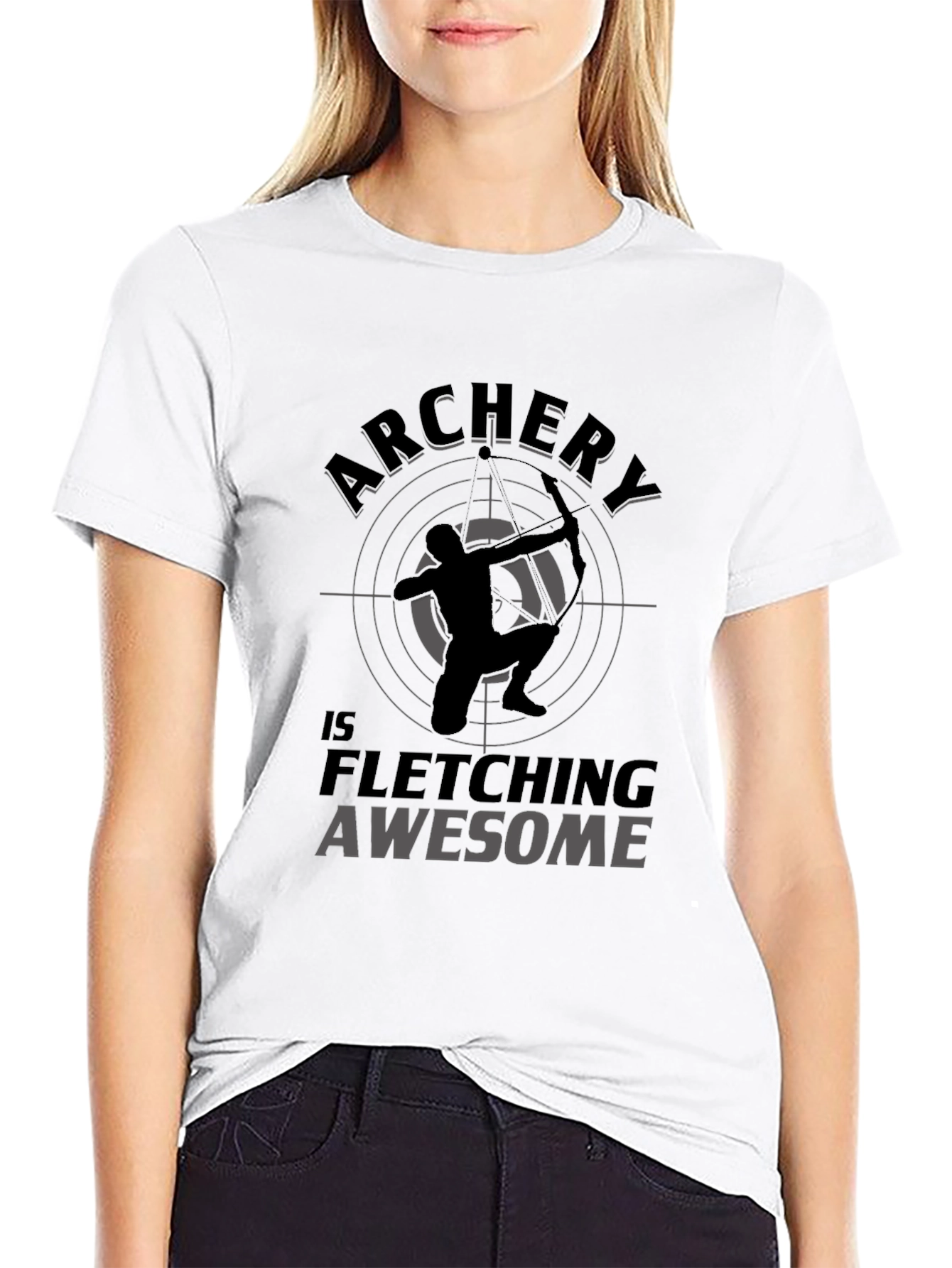 Archery Fletching Awesome Graphic T-Shirt