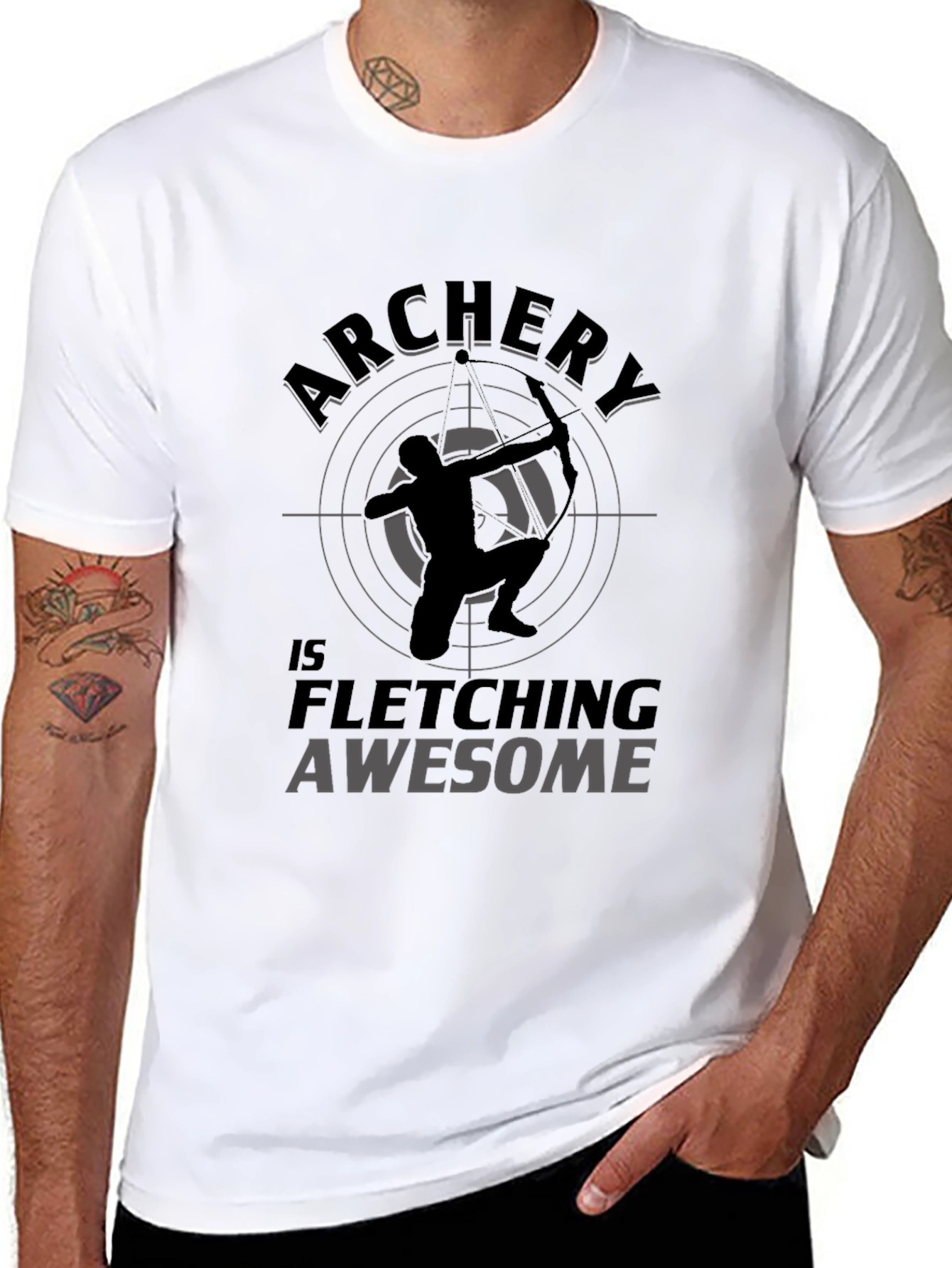 Archery Fletching Awesome Graphic T-Shirt