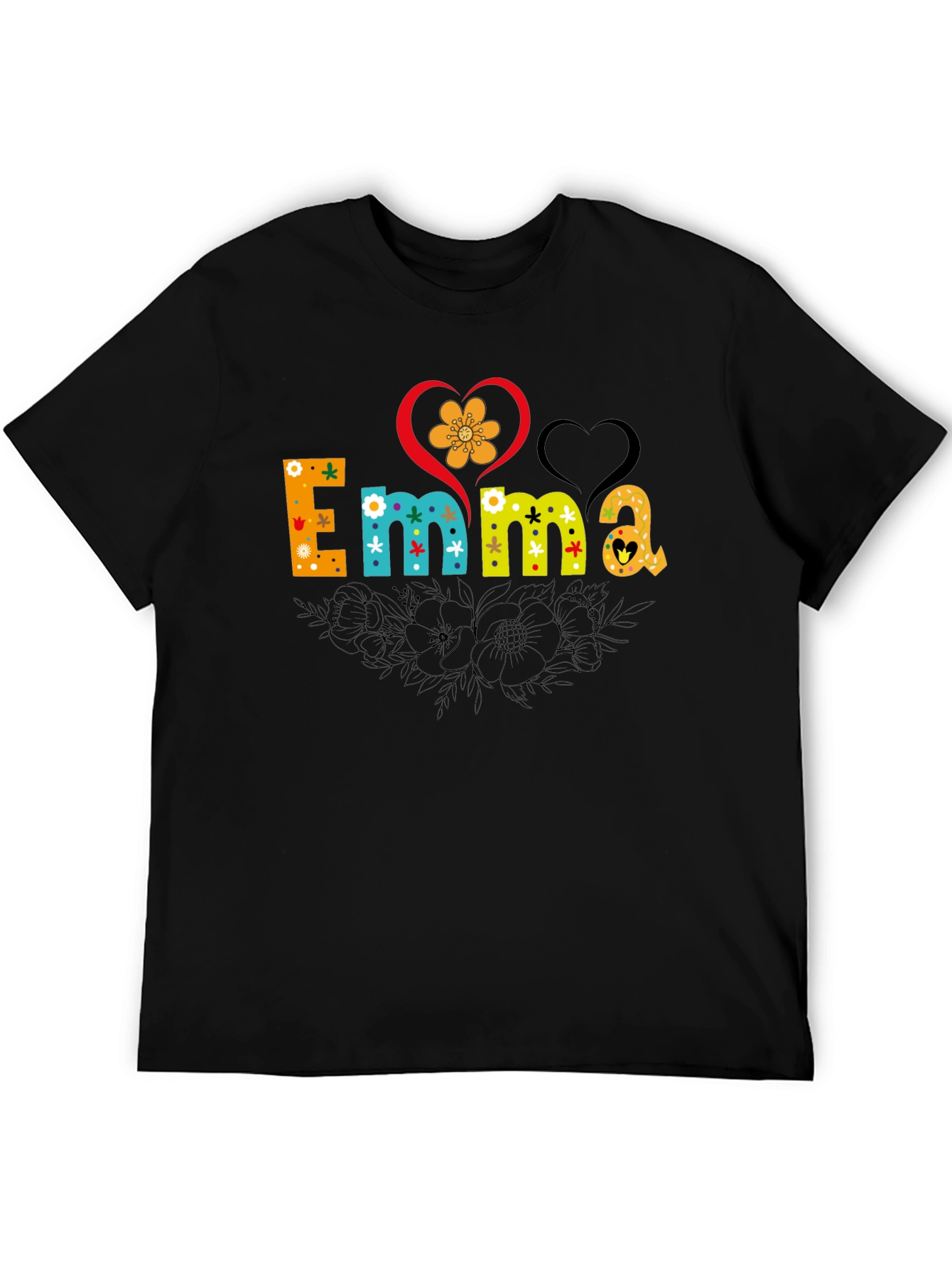 Emma Floral Heart T-Shirt