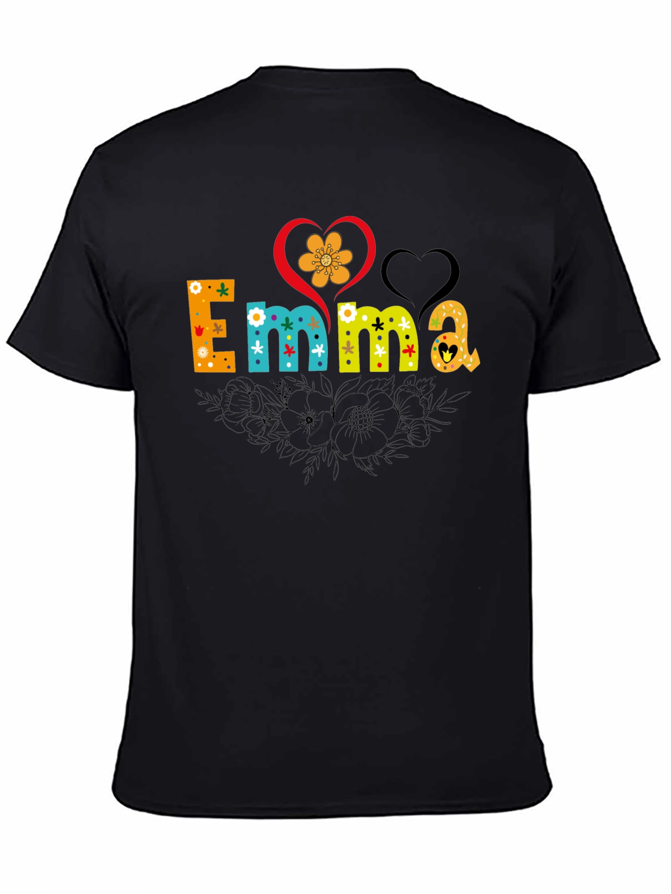 Emma Floral Heart T-Shirt