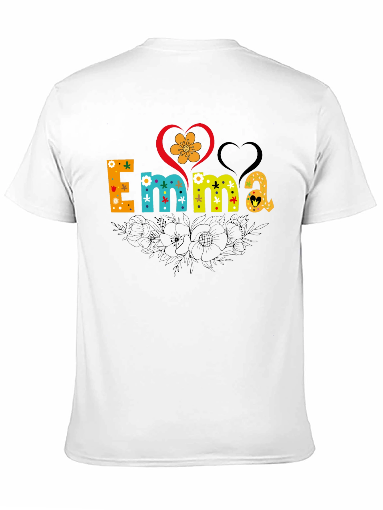 Emma Floral Heart T-Shirt
